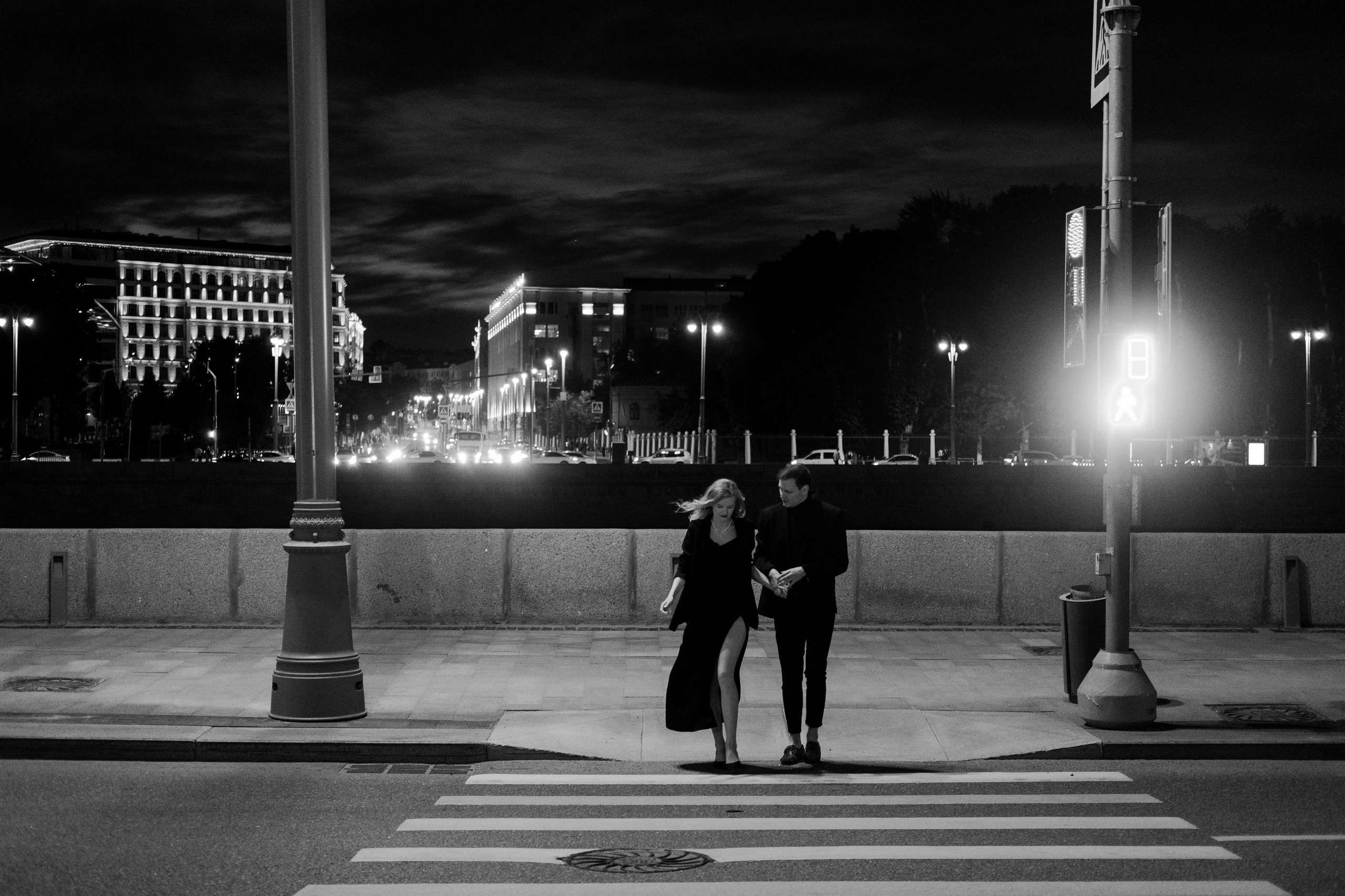 По ночному городу. Свадебный фотограф Александра Тюлякова