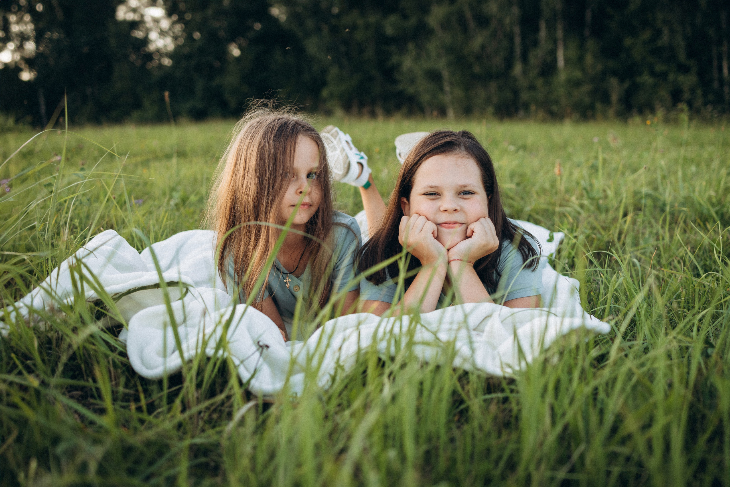 Алиса, Ульяна, Лена и Евгений. Фотограф Елена Рябцева