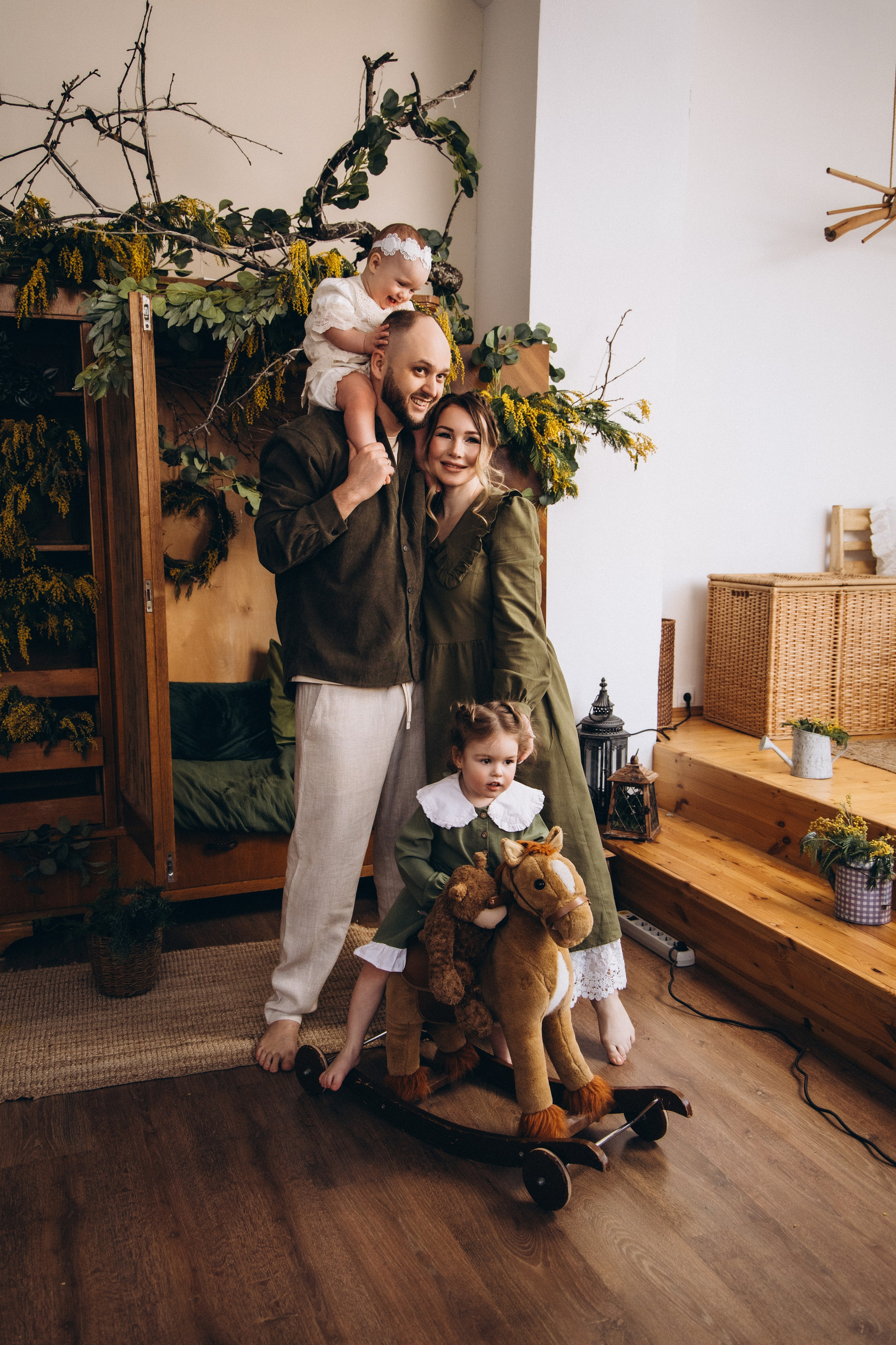 Юлия с семьёй