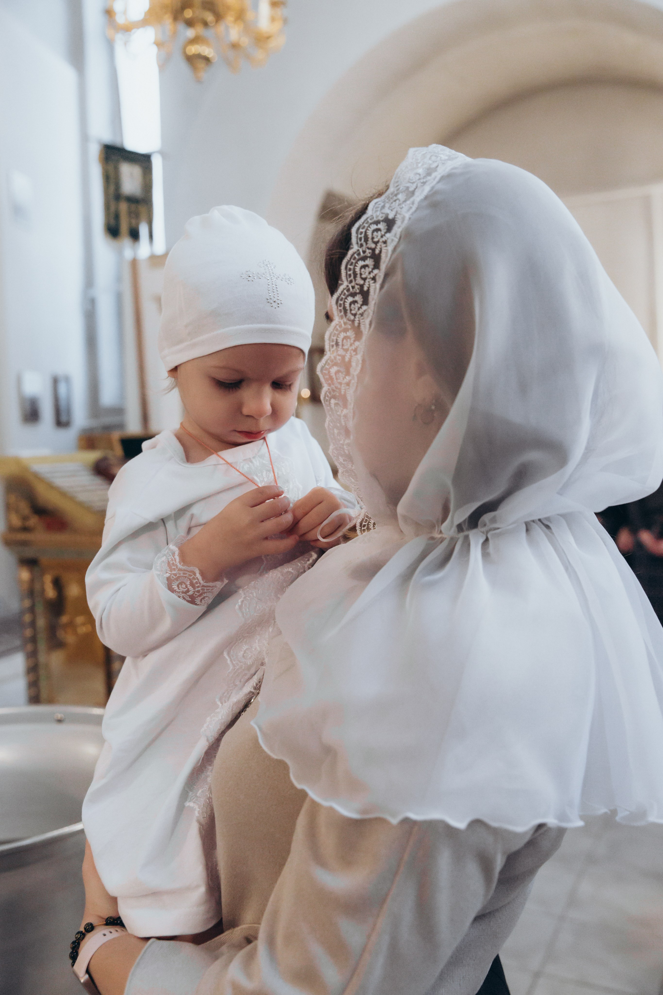 Крещение Веры. Фотограф на крещение в Рязани. Семейный фотограф