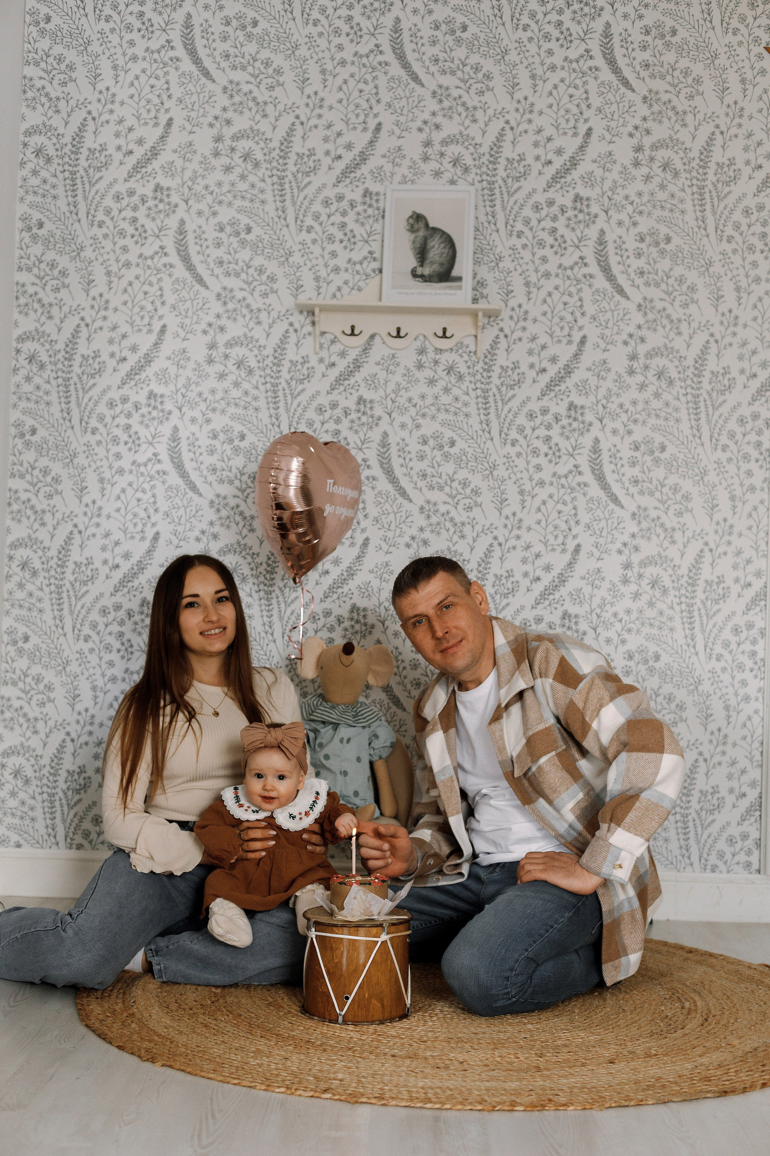 Оля, Алексей и Кариночка фотостудия Фабрика. Фотограф Александра Сыщенко