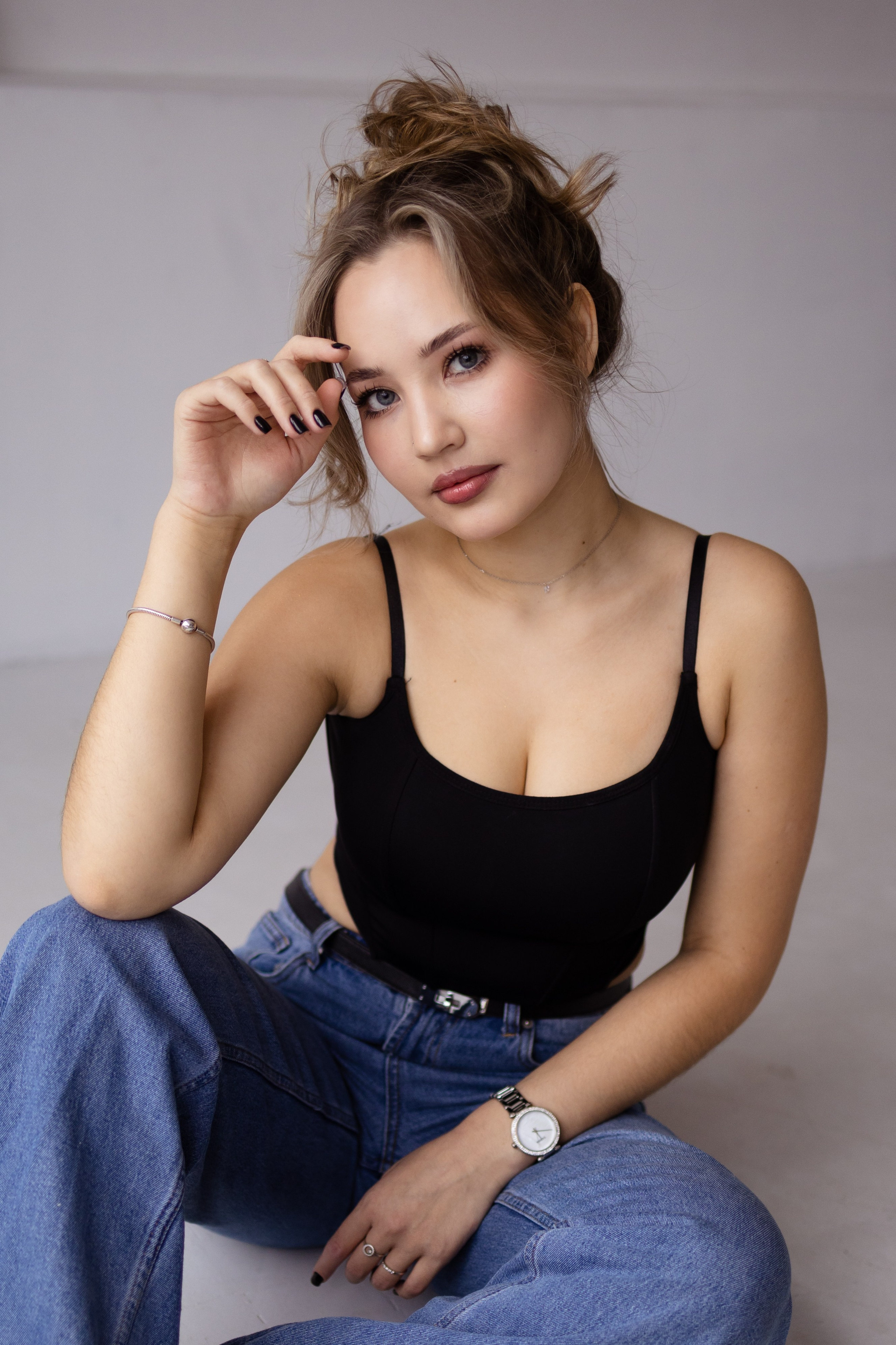 Женский студийный портрет (9.02.2025) г. Обнинск (Калужская обл.). Надежда Стар семейный и церковный фотограф в Жукове и Калужской области