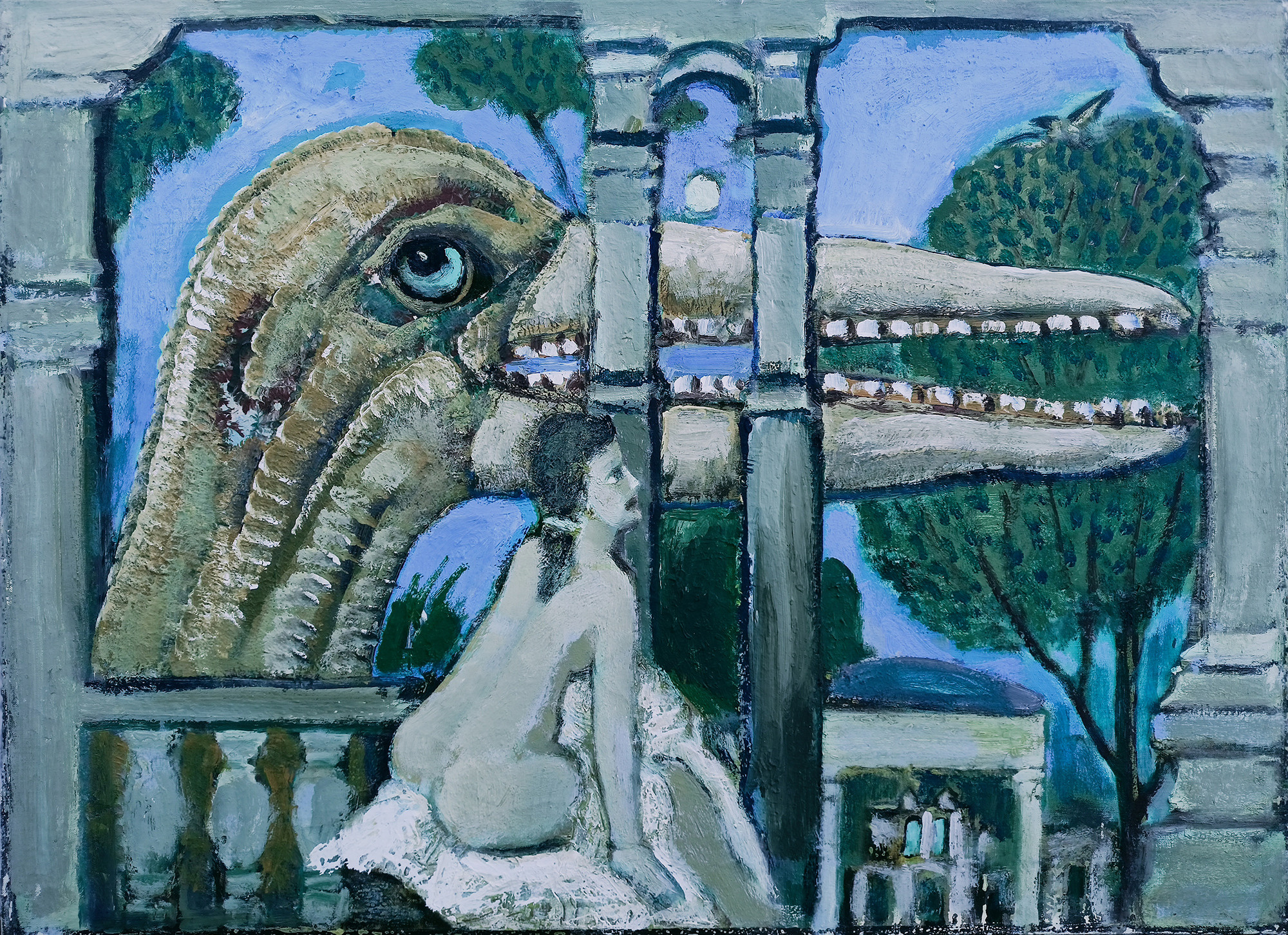 Весенний сон. 2003г. Холст, масло, акрил. 50Х70см. Арт. AP-007