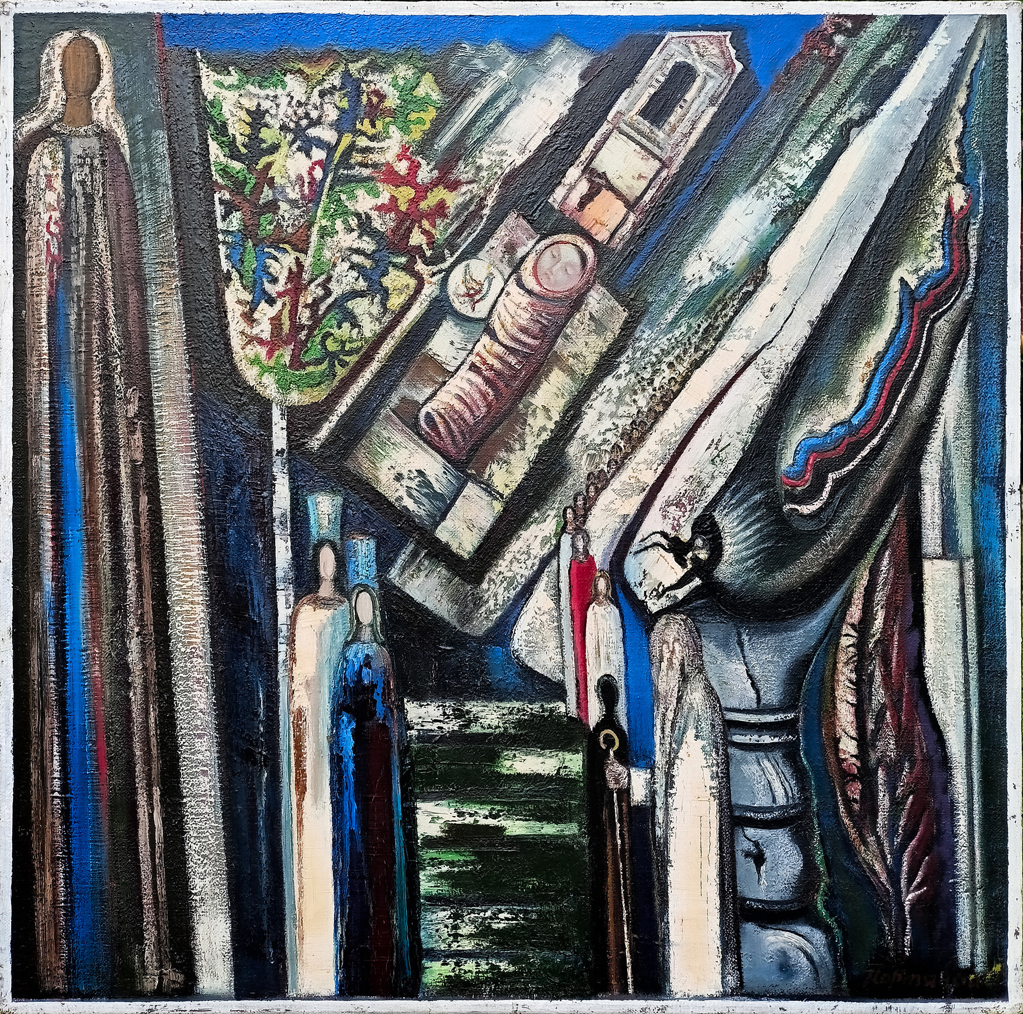 До и после. 1994г. Холст, масло. 80Х60см. Арт. AP-044