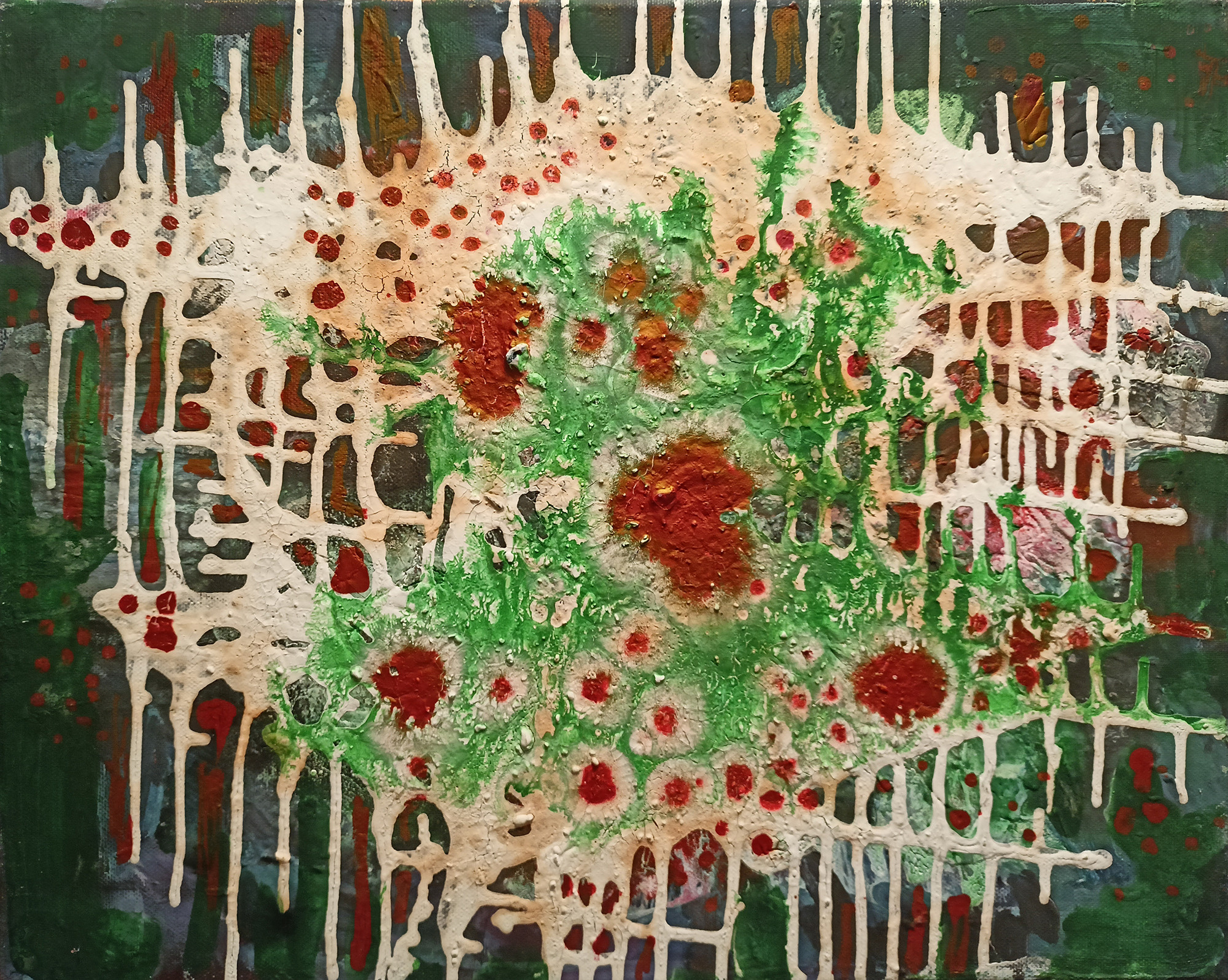 Без названия (Структура №6). б/д. Холст, масло, акрил. 50Х40см. Арт. CP-038