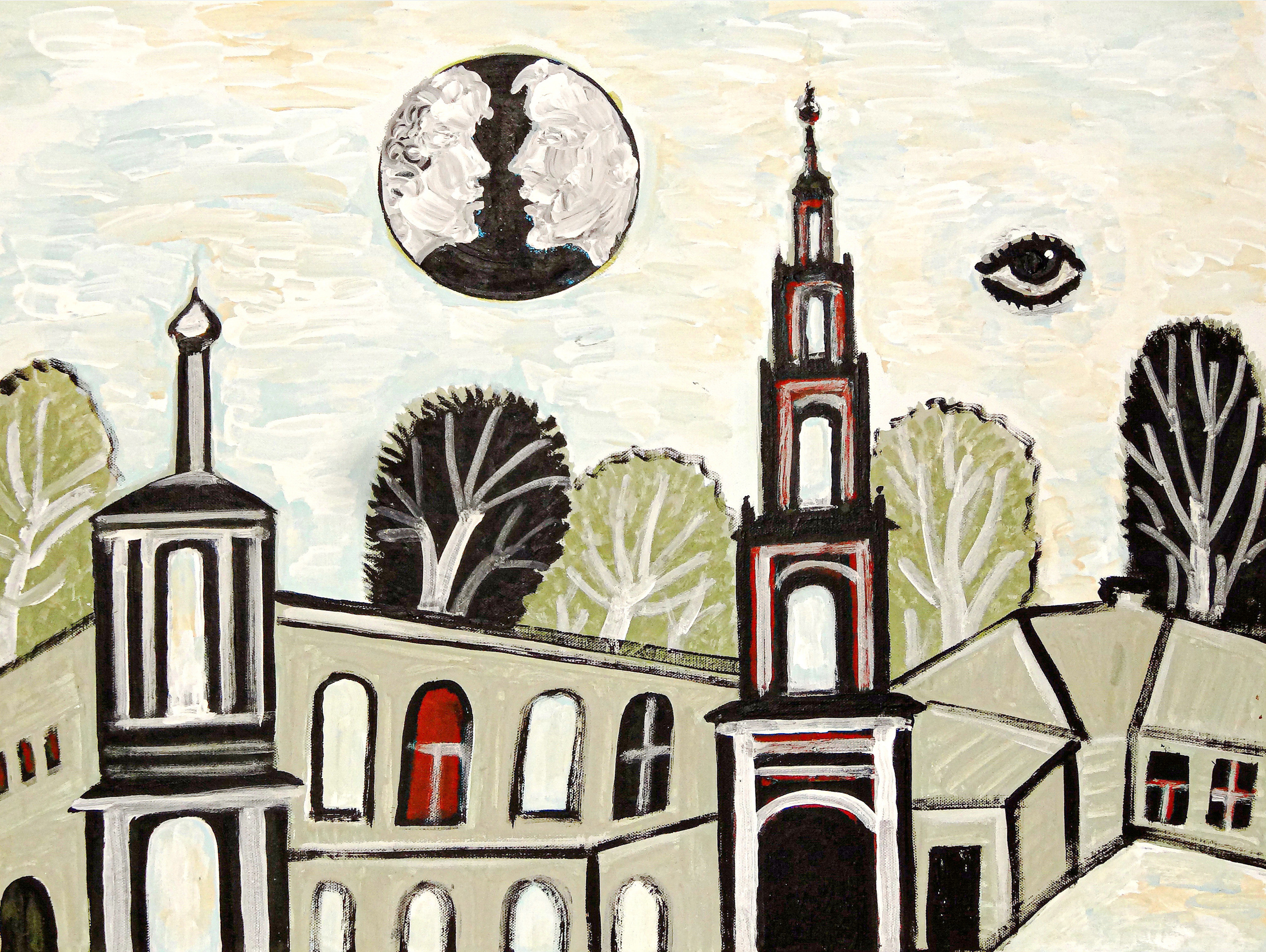 Пейзаж - воспоминание №3 (часть триптиха). 2015г. Холст, масло, акрил. 60Х80см. Арт. ...