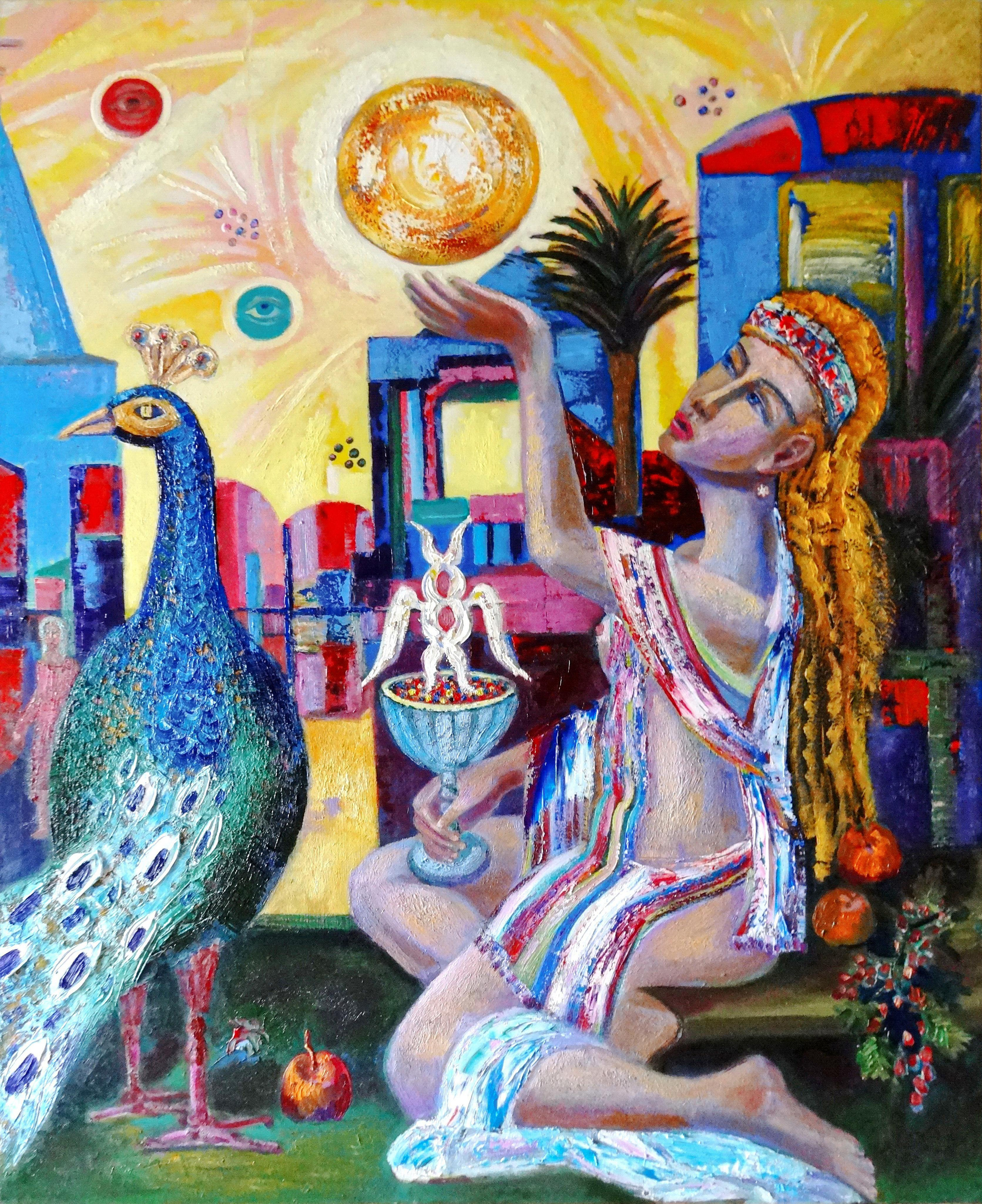 Путешествие сознания (Фигуратив) №3 (часть триптиха). 2012г. Холст, масло, акрил. 120Х100см. Арт. ...