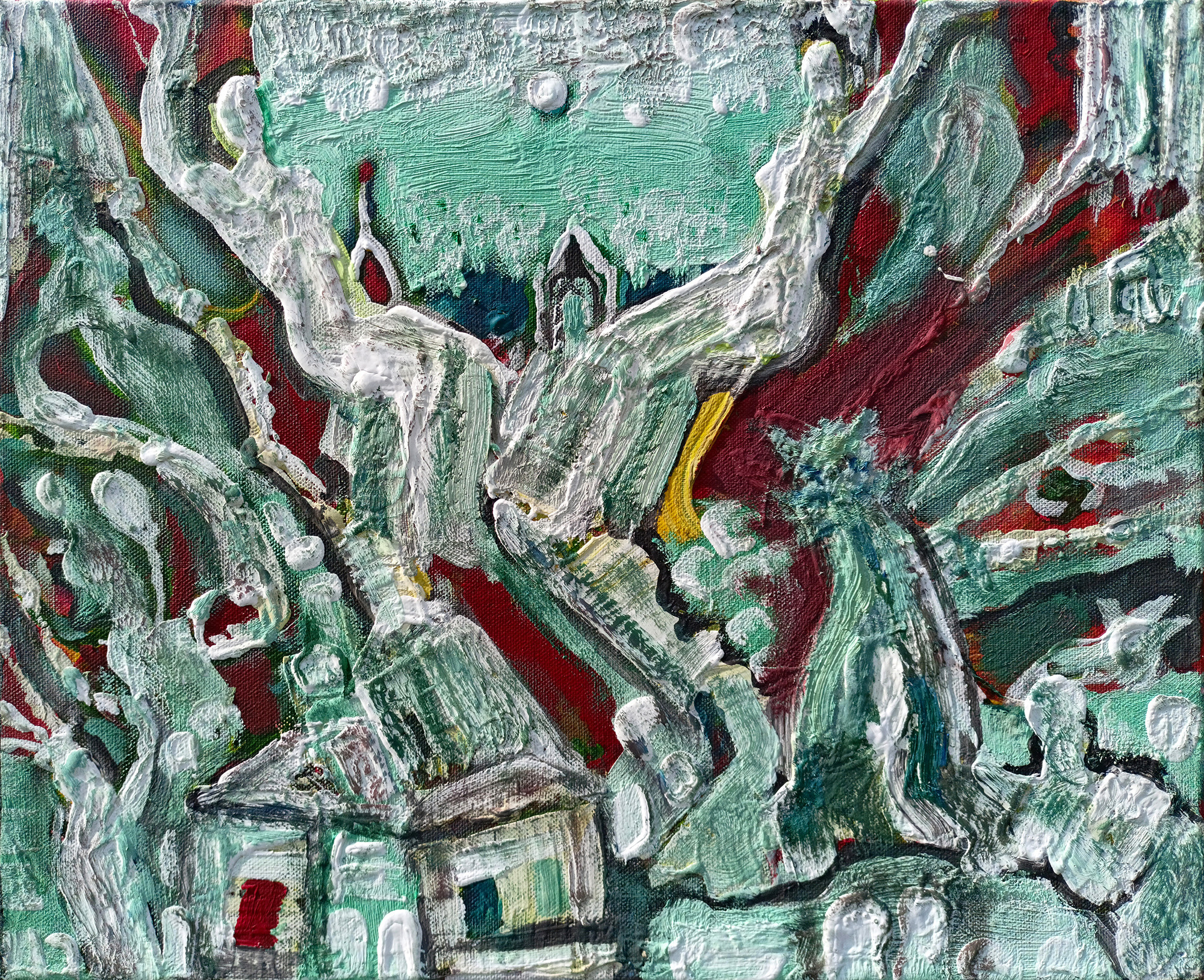 Без названия (Белый сон). 2005г. Холст, масло, акрил. 50Х40см. Арт. AP-101