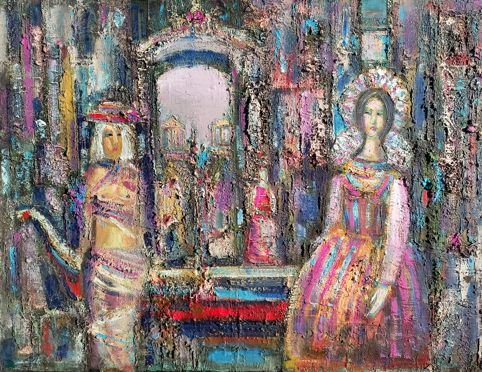 Маскарад “Венеция” (вариант). б/д. Холст, масло, акрил. 80Х60см. Арт. AP-002