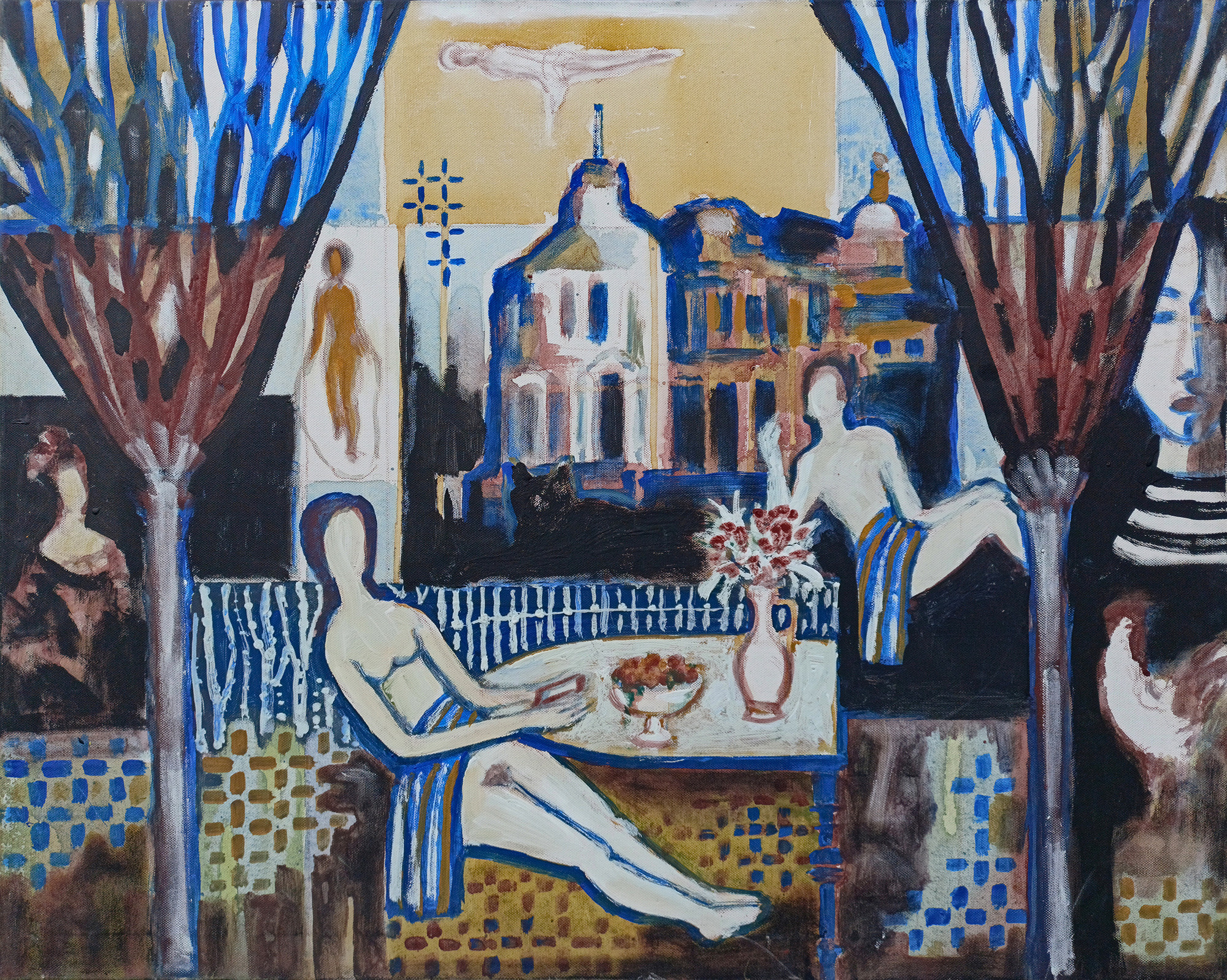 Без названия (Белая ночь). б/д. Холст, масло, акрил. 70Х90см. Арт. AP-114