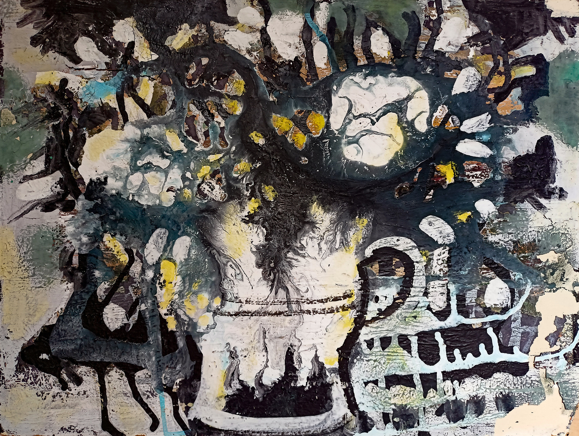 Букет №17. б/д. Картон, масло. 35Х46см. Арт. KP-009