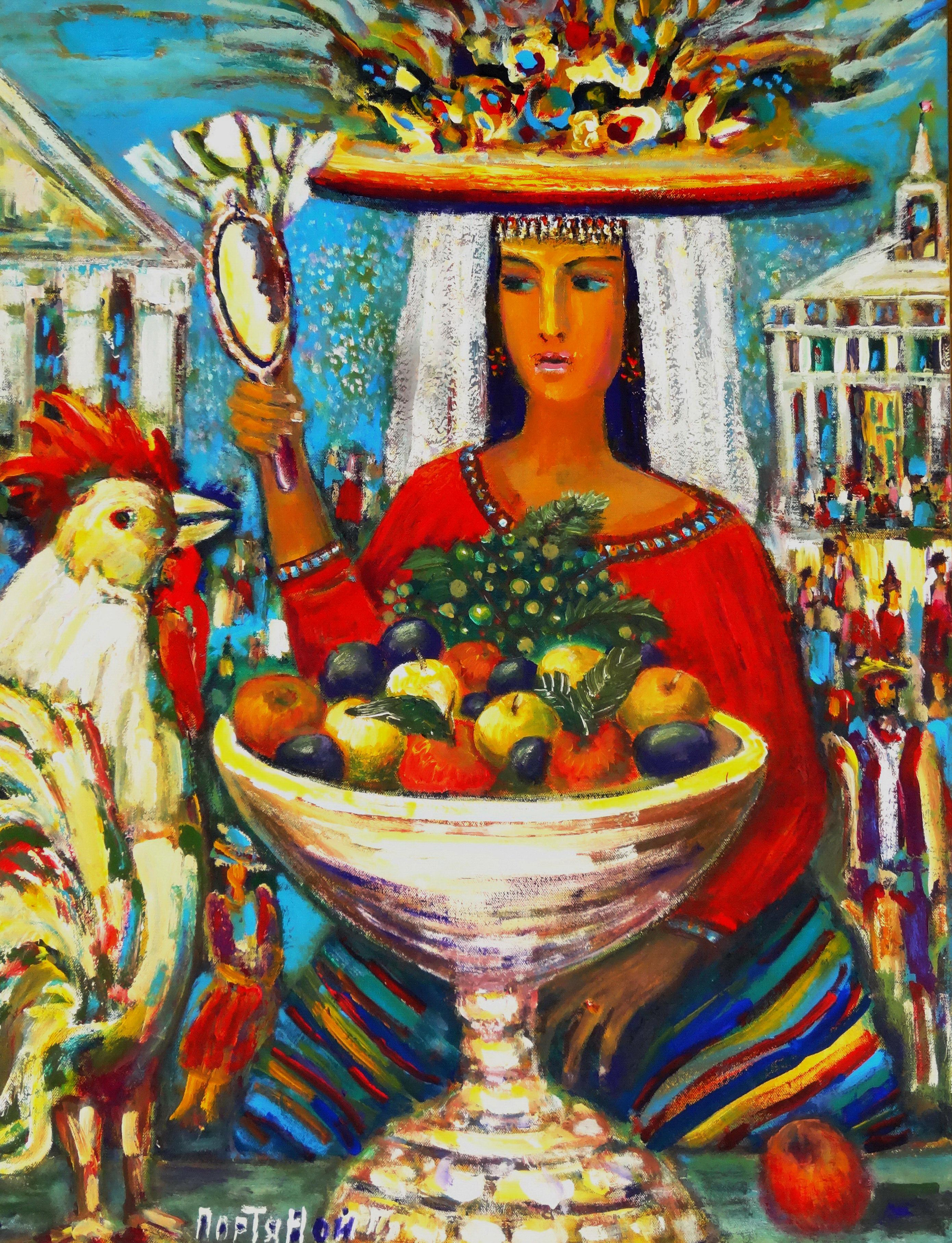 Маскарад в Венеции №2. 2014г. Холст, масло, акрил. 90Х70см. Арт. ...