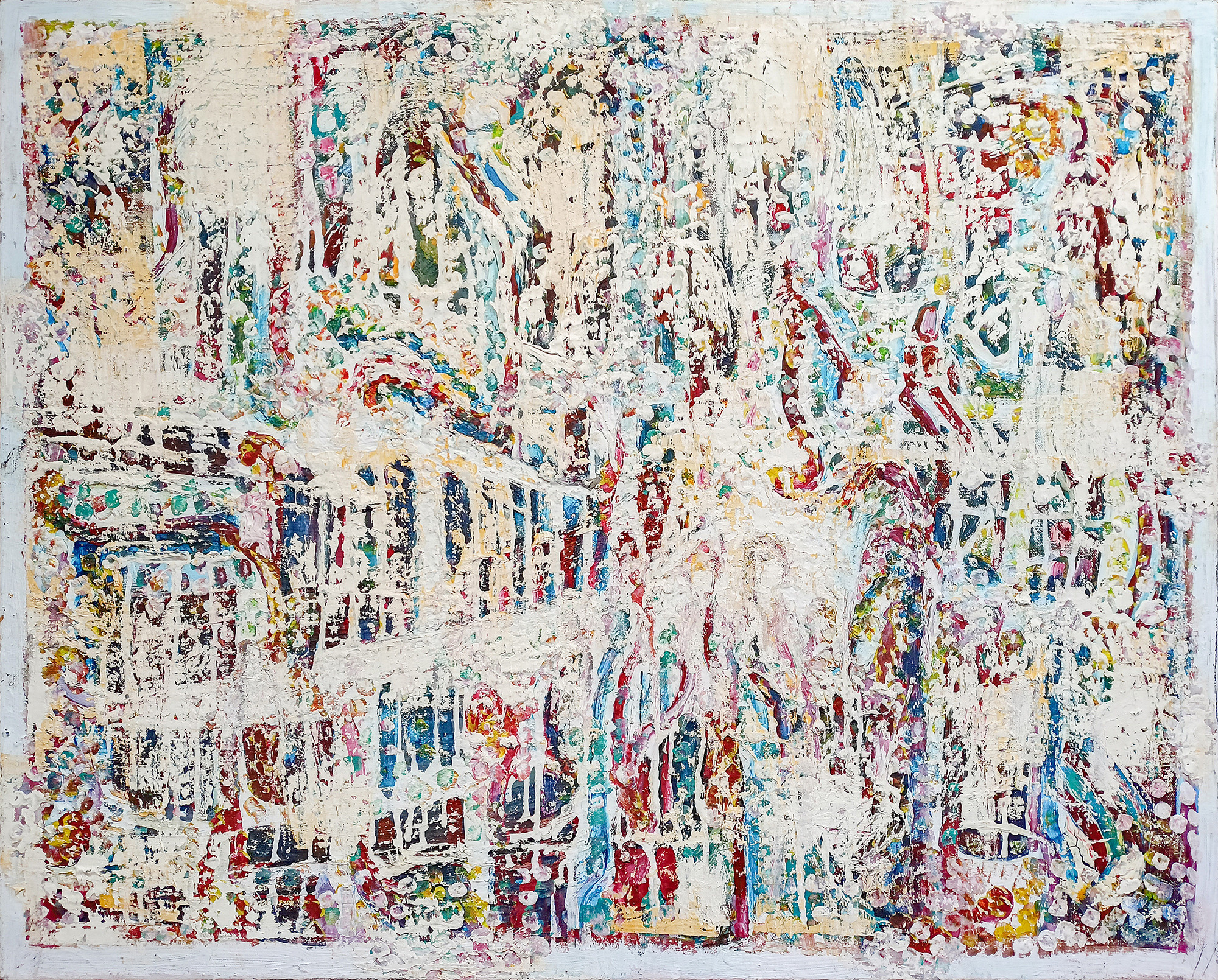 Без названия (Белый сон). б/д. Холст, масло, акрил. 80Х100см. Арт. BP-114