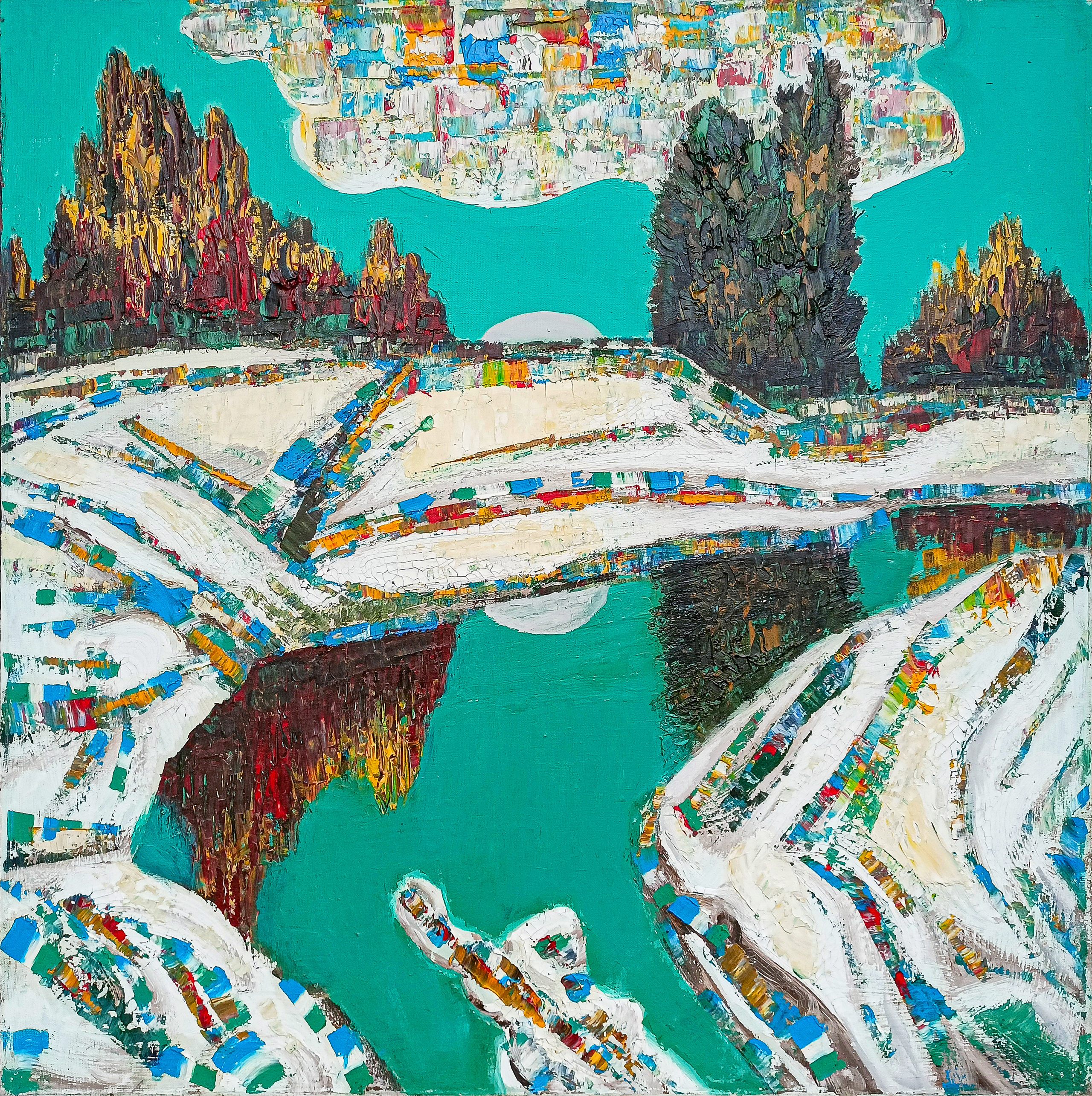 Contemporary artist Vladimir Portyanoy. Painting, graphics