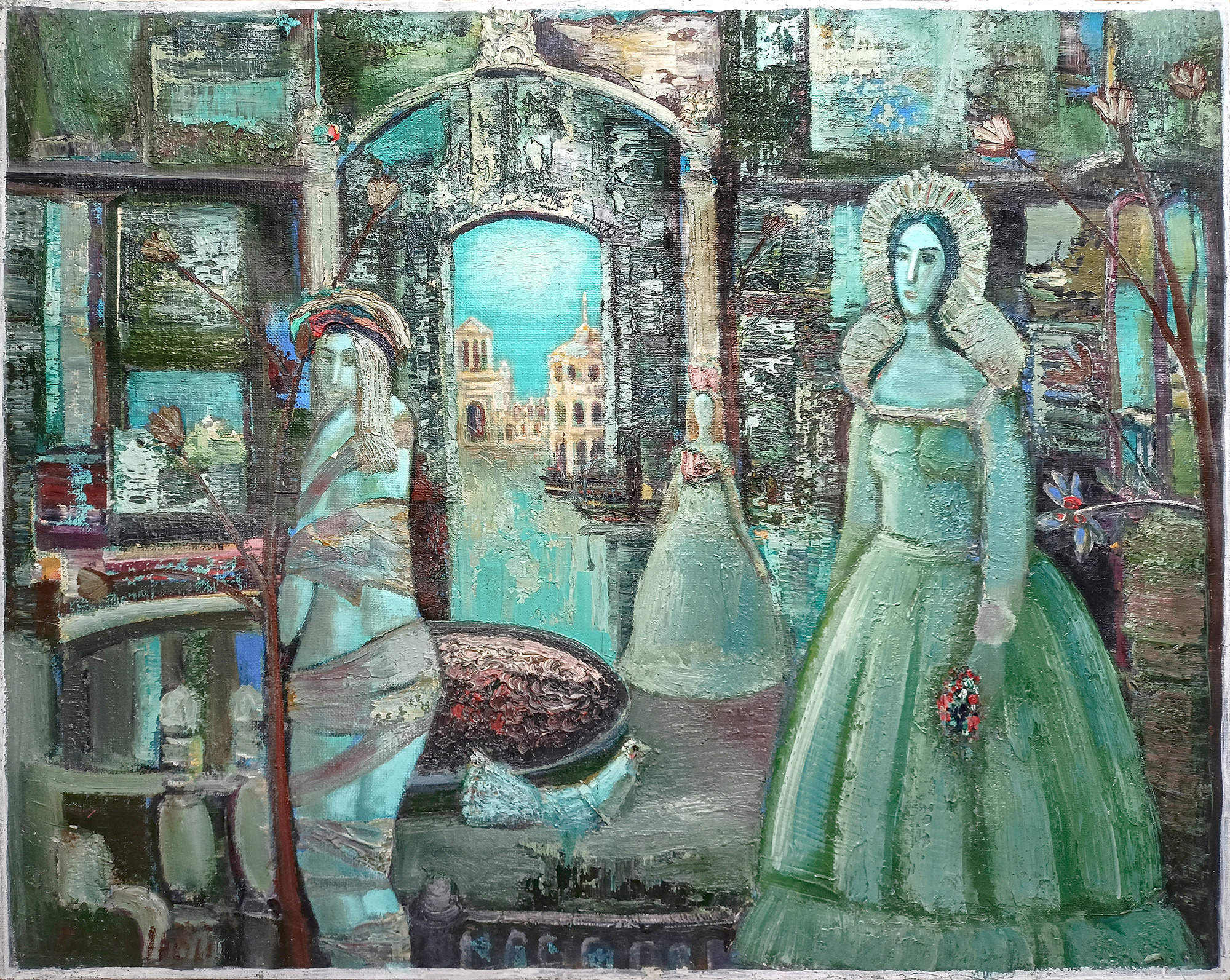 Карнавал вечности. 2007г. Холст, масло, акрил. 100Х80см. Арт. BP-128