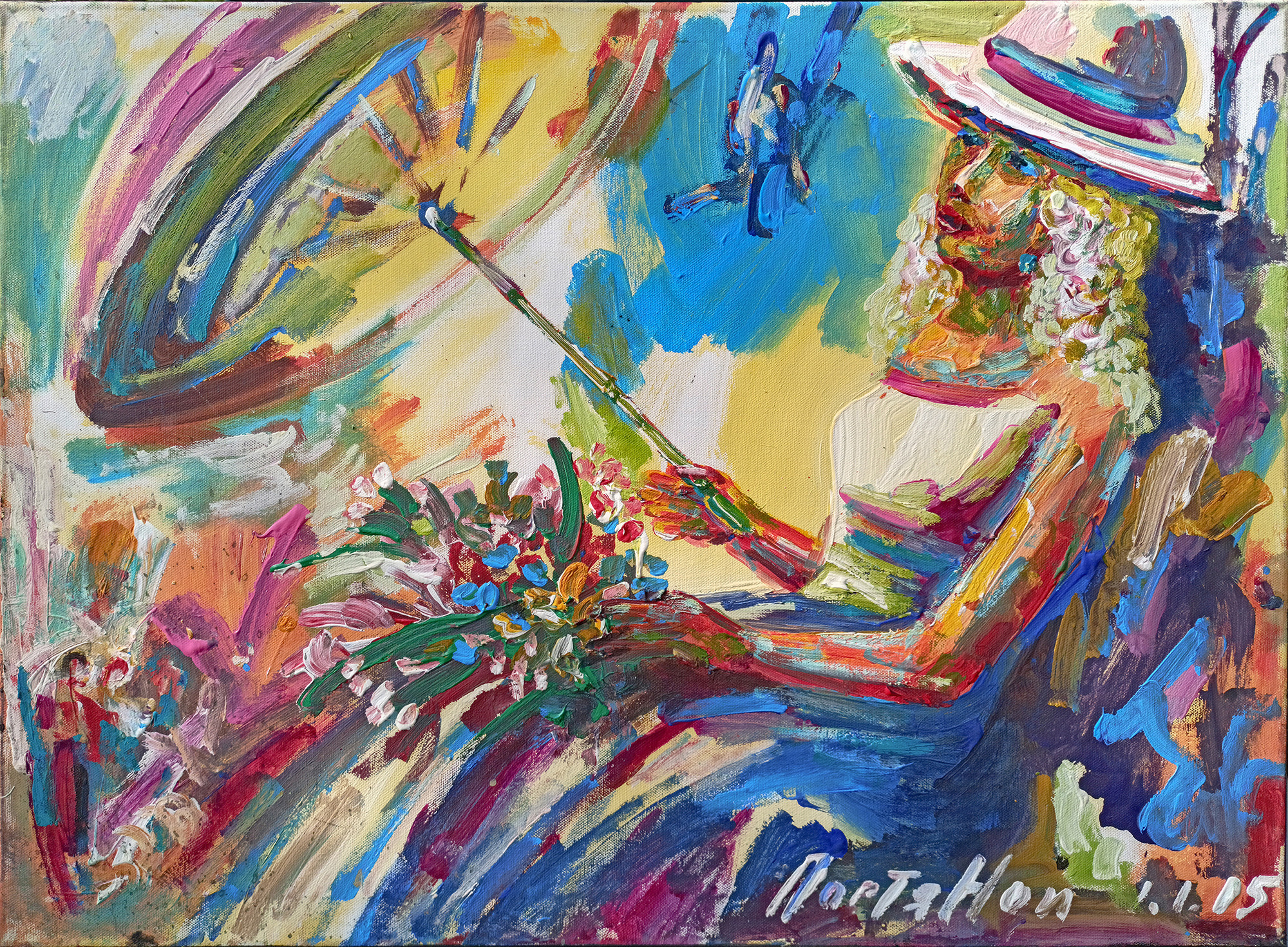 Жаркое лето. Солнечный день. 2015г. Холст, масло, акрил. 60Х80см. Арт. BP-037