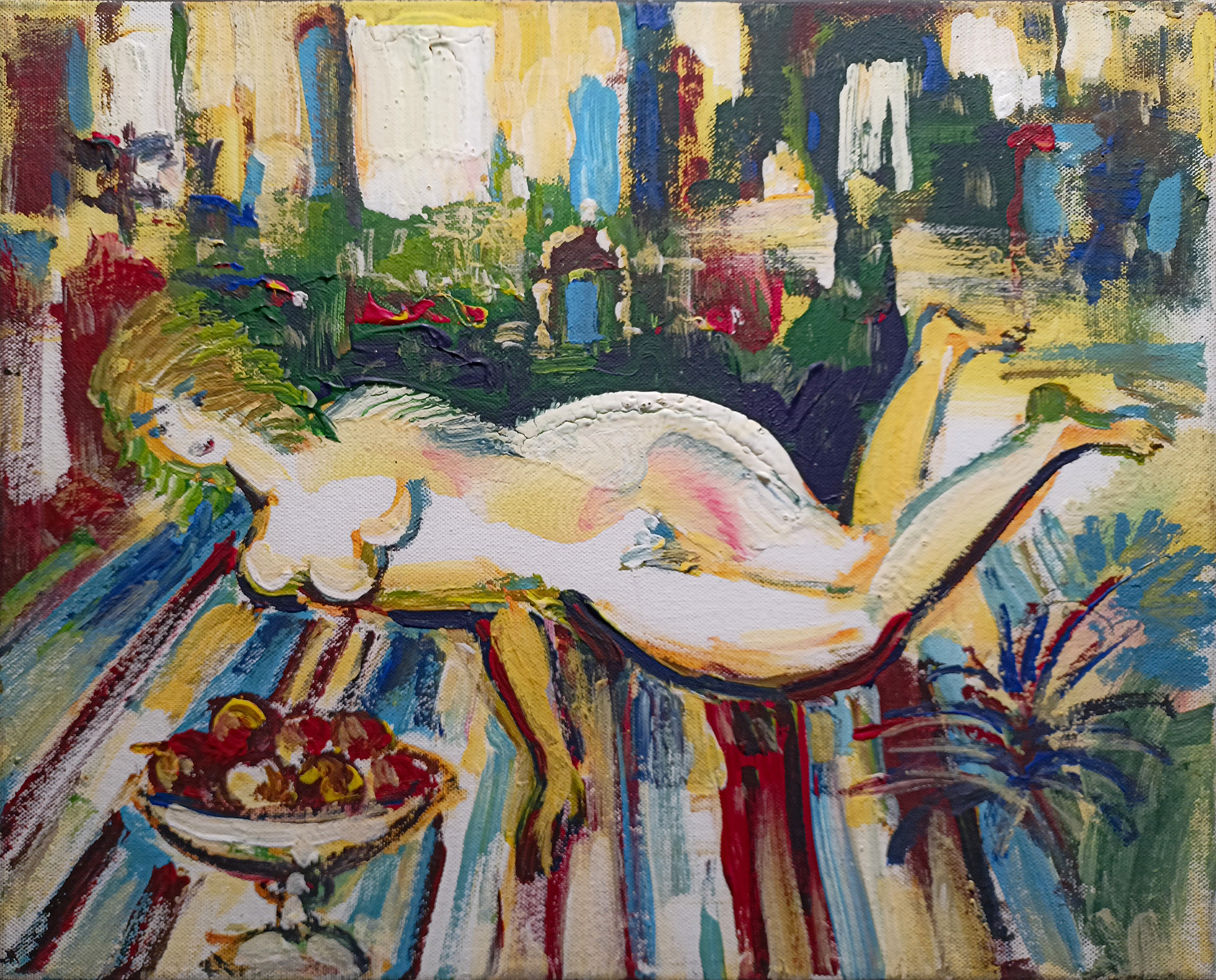 Летний отдых. 2014г. Холст, масло, акрил. 40Х50см. Арт. CP-014