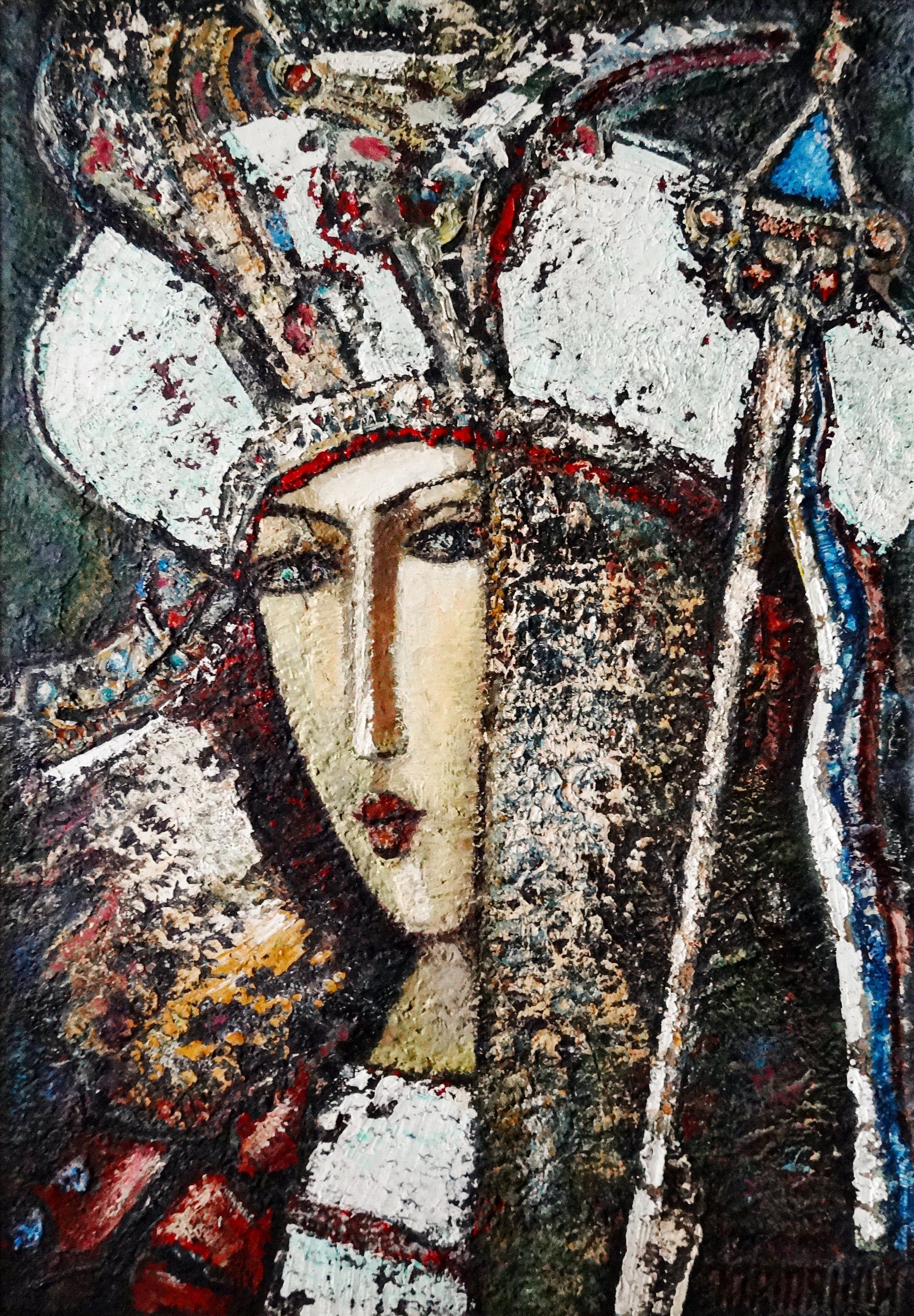 Портрет молодого архангела. В частной коллекции.