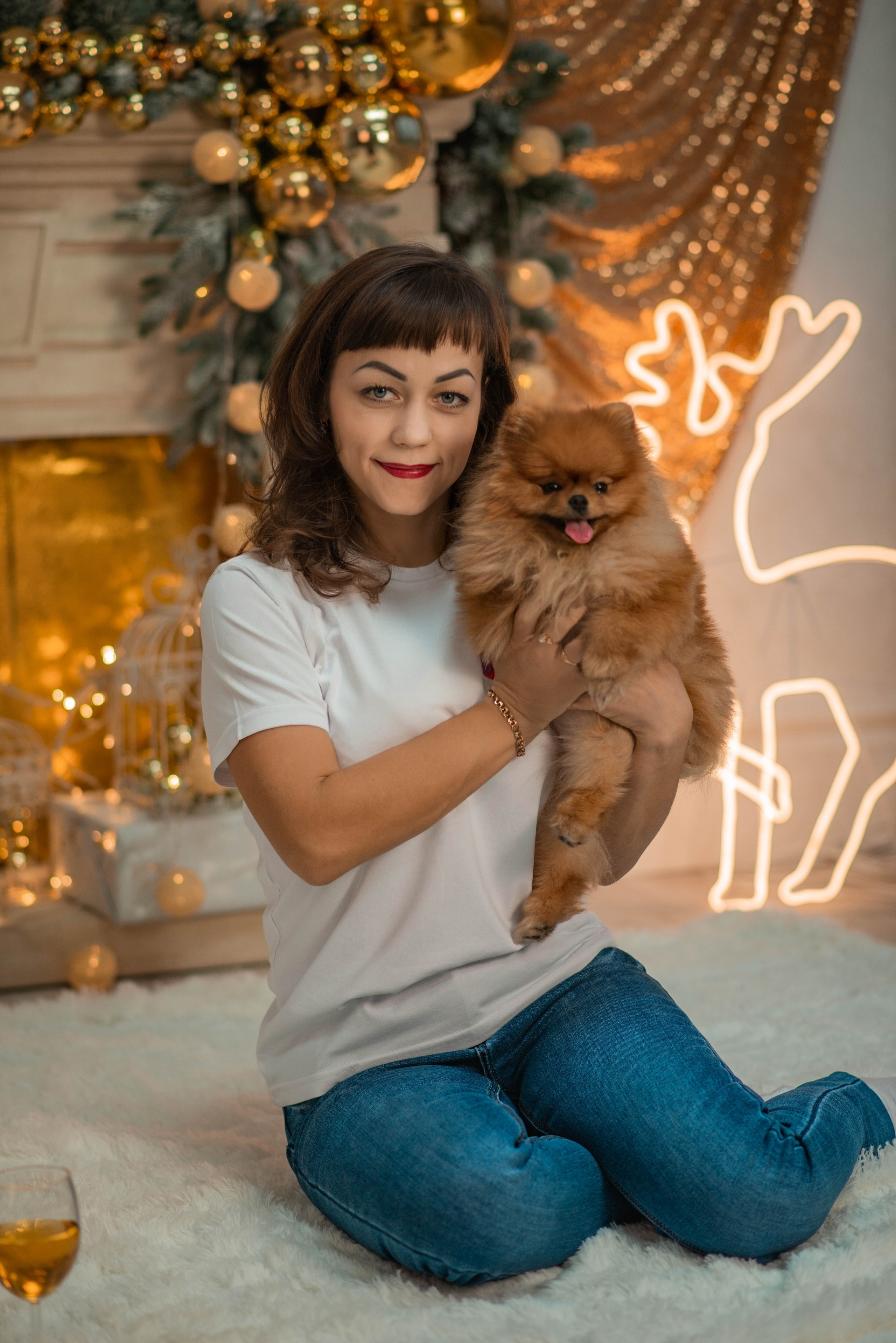 Семейная новогодняя фотосессия. Семейный и свадебный фотограф в Абакане Юлия Су