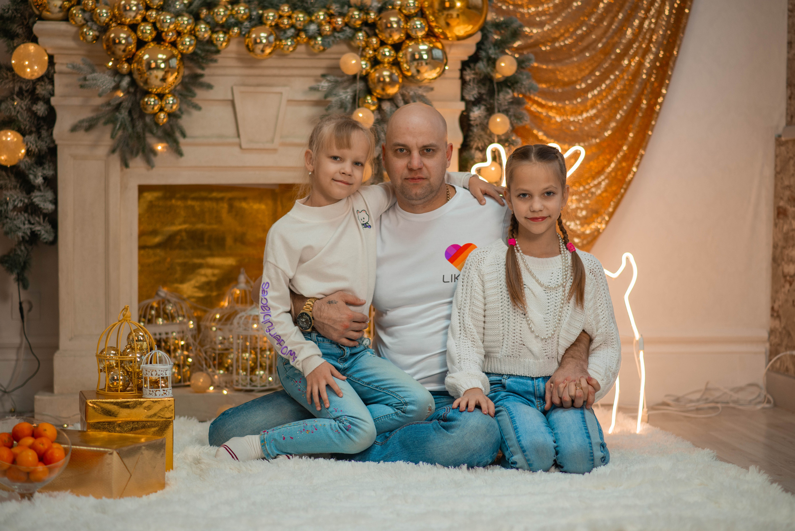 Семейная новогодняя фотосессия. Семейный и свадебный фотограф в Абакане Юлия Су