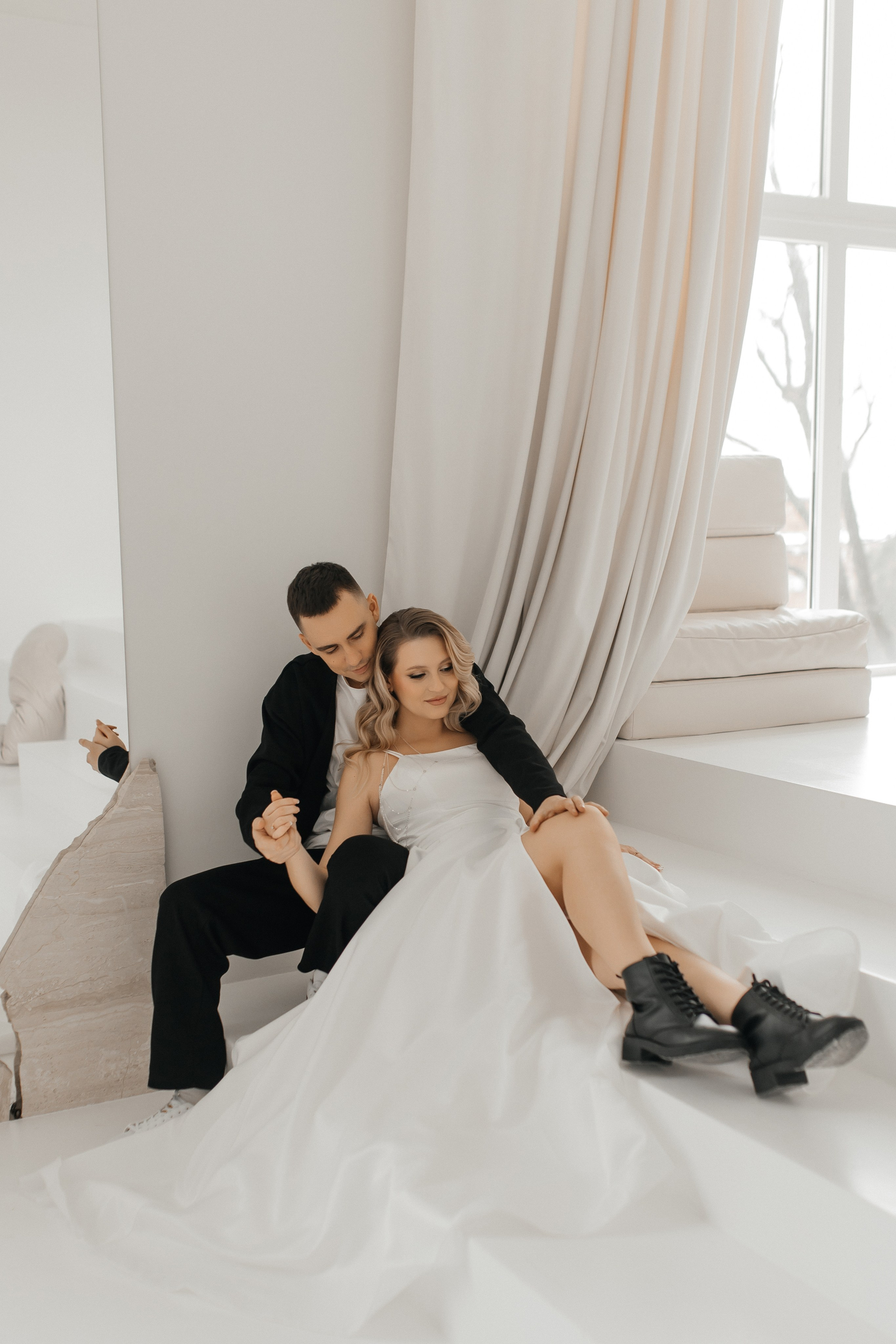 Свадебная серия в студии