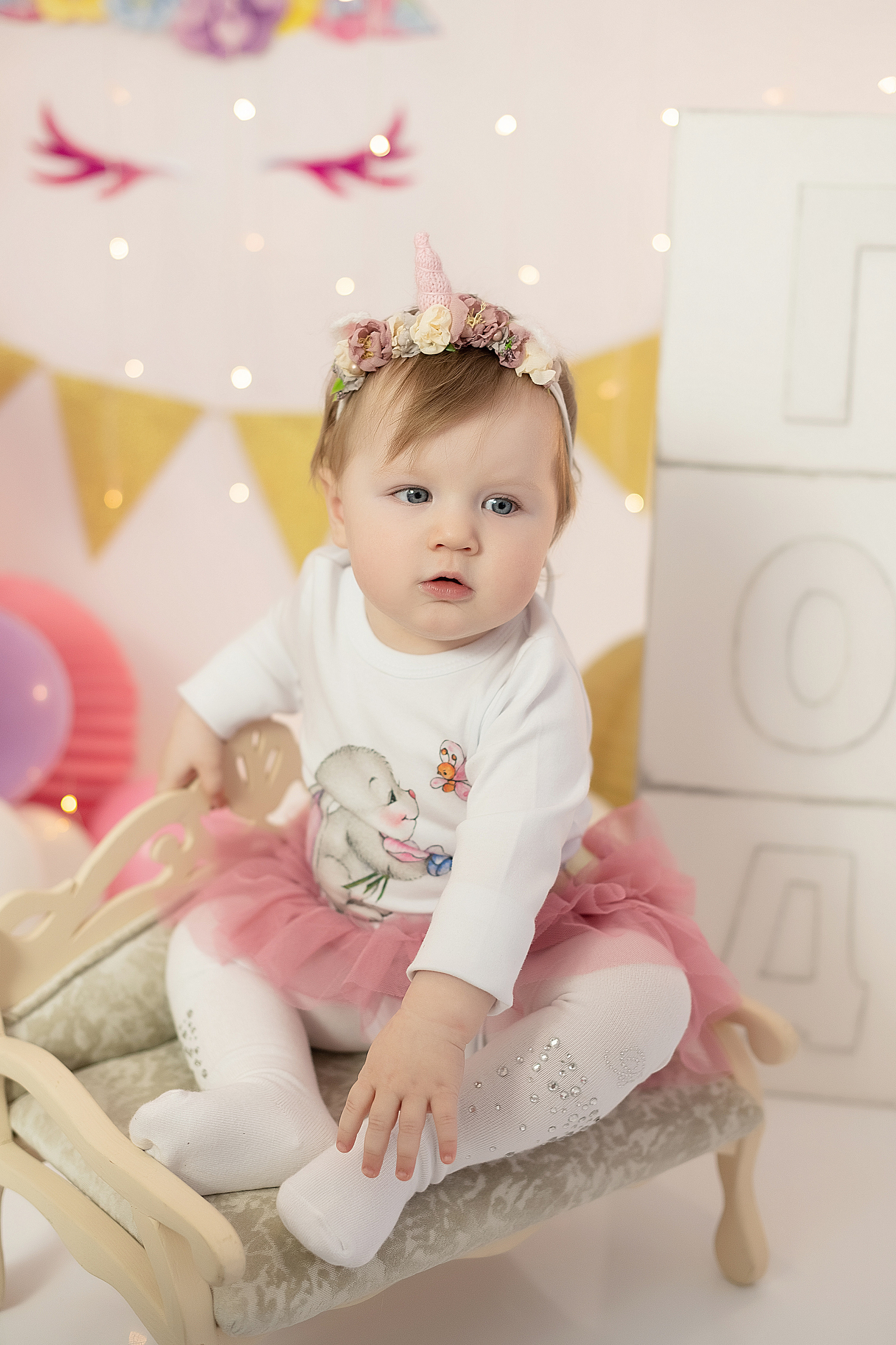 Первый годик Дианочке. Детский и семейный фотограф в Красноярске. Фотосессии новорожденных малышей до 1 месяца