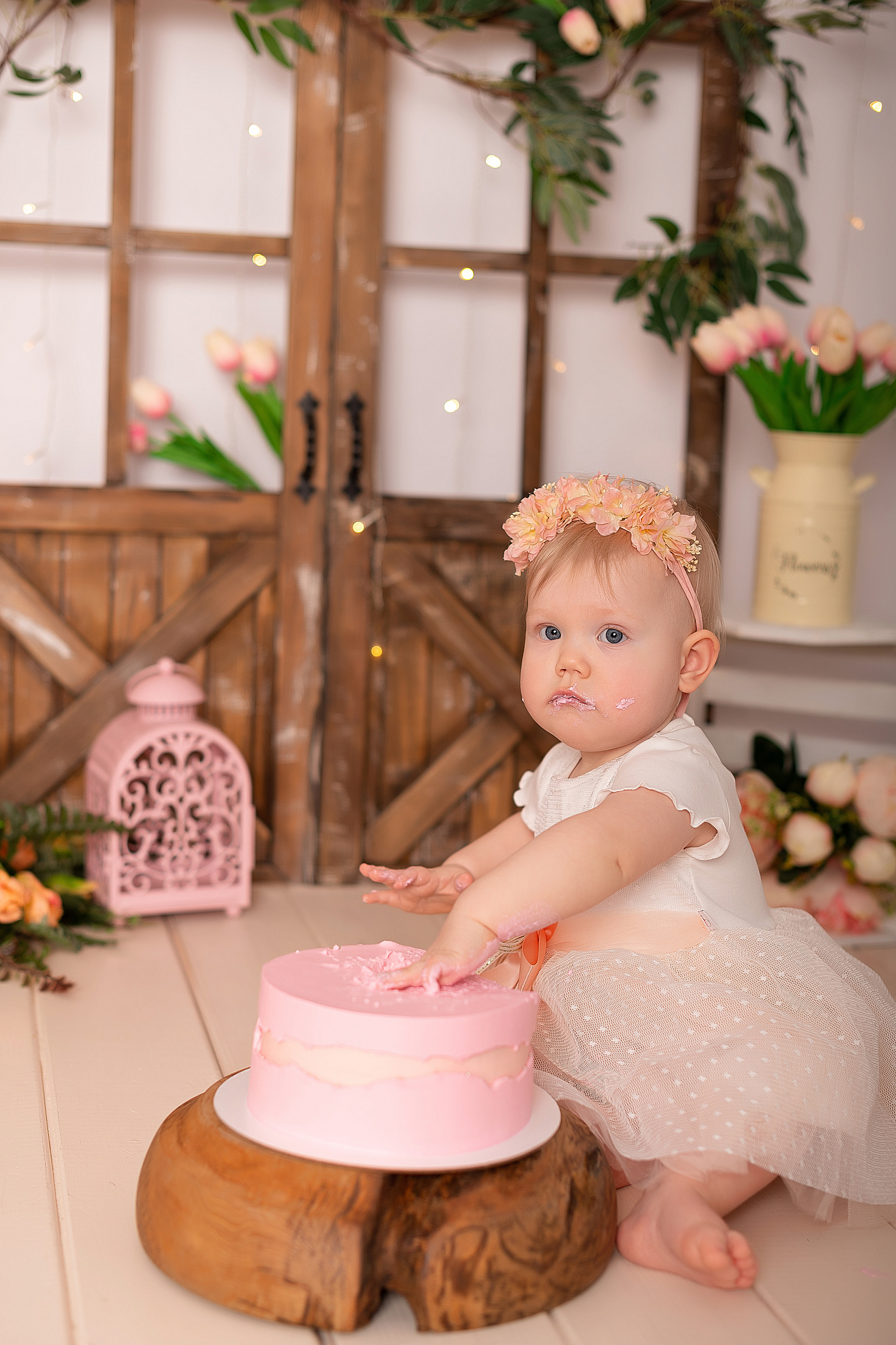 Первый годик Дашеньки. Детский и семейный фотограф в Красноярске. Фотосессии новорожденных малышей до 1 месяца