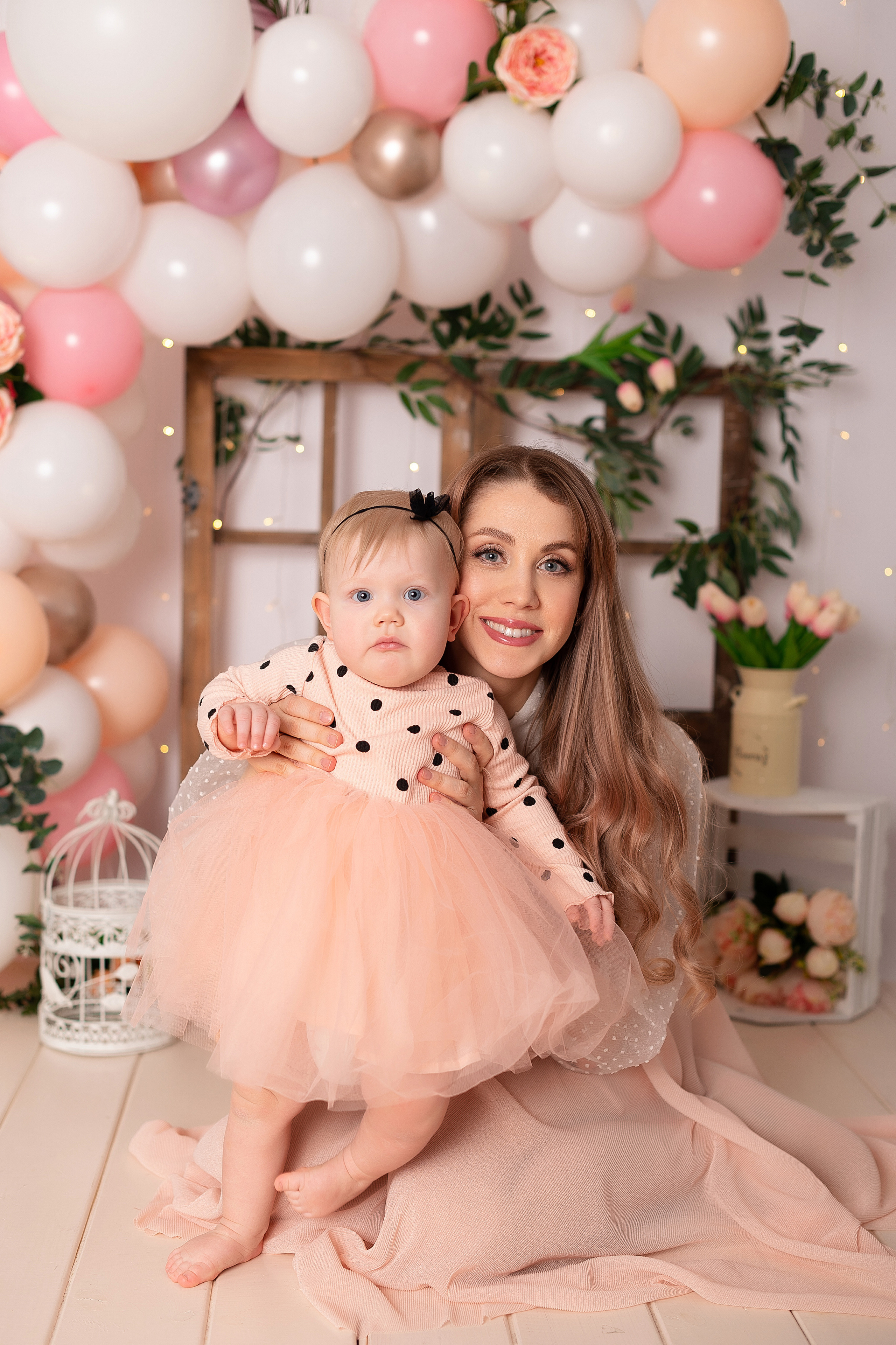 Первый годик Дашеньки. Детский и семейный фотограф в Красноярске. Фотосессии новорожденных малышей до 1 месяца