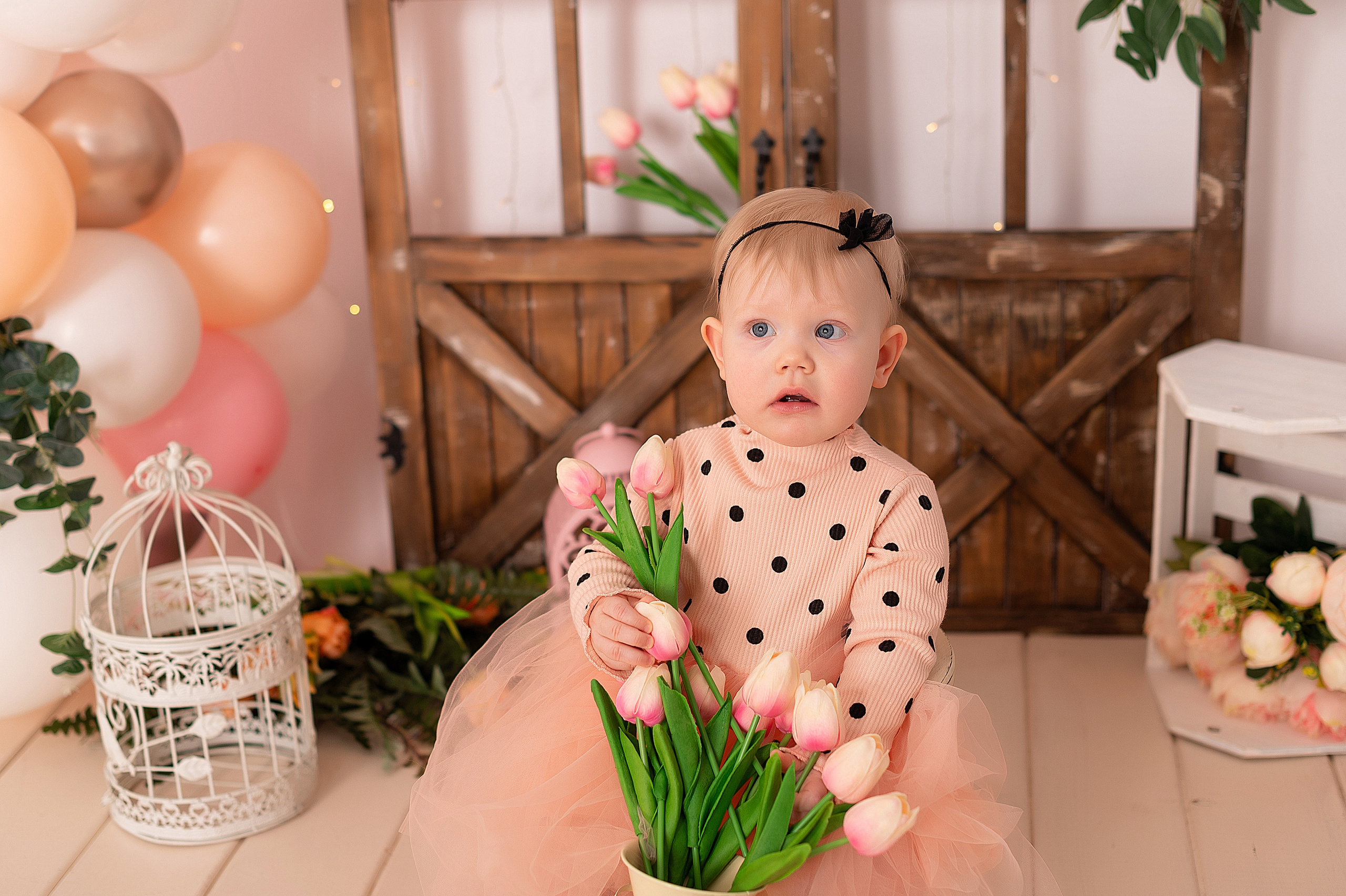Первый годик Дашеньки. Детский и семейный фотограф в Красноярске. Фотосессии новорожденных малышей до 1 месяца