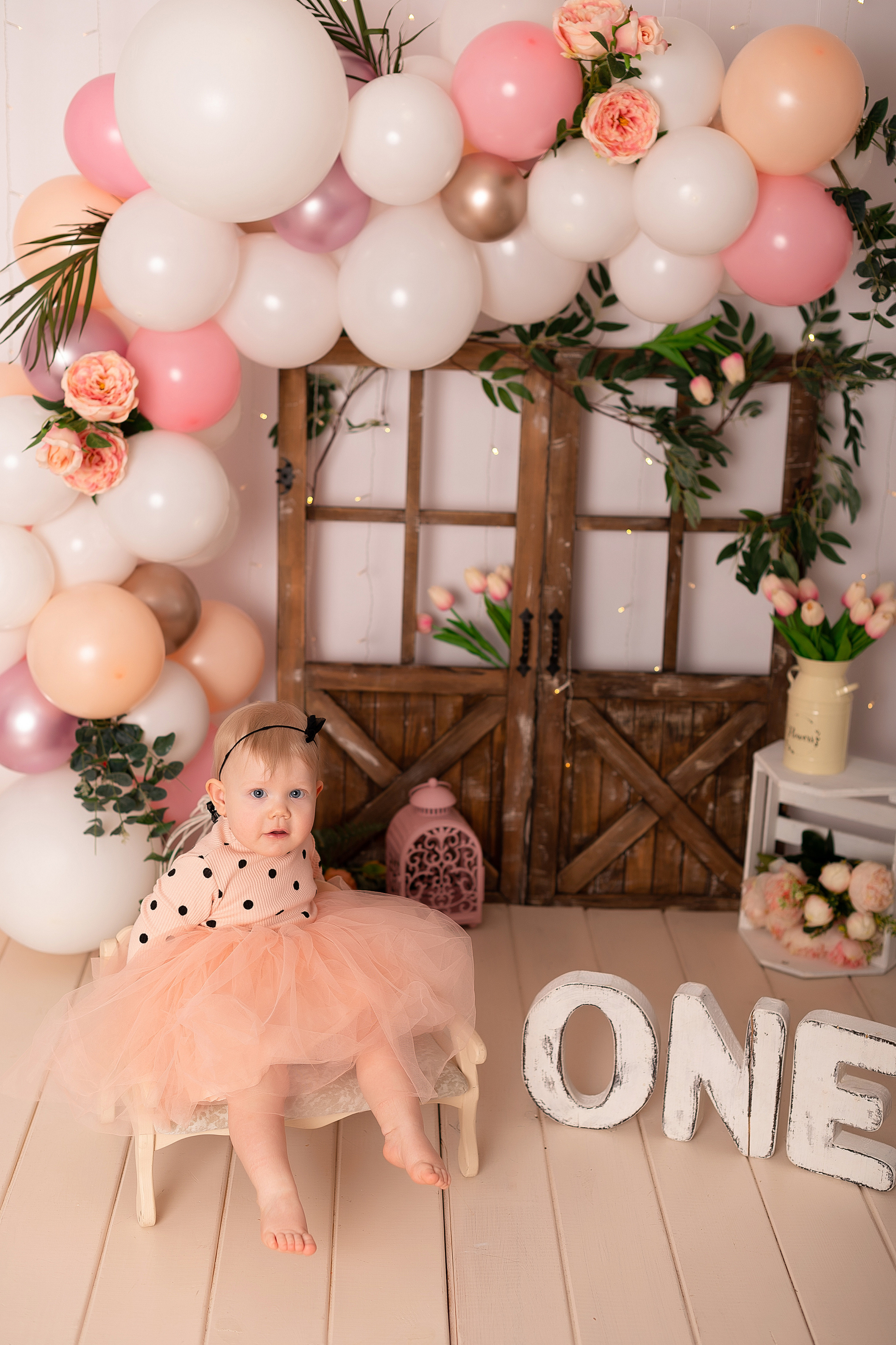 Первый годик Дашеньки. Детский и семейный фотограф в Красноярске. Фотосессии новорожденных малышей до 1 месяца