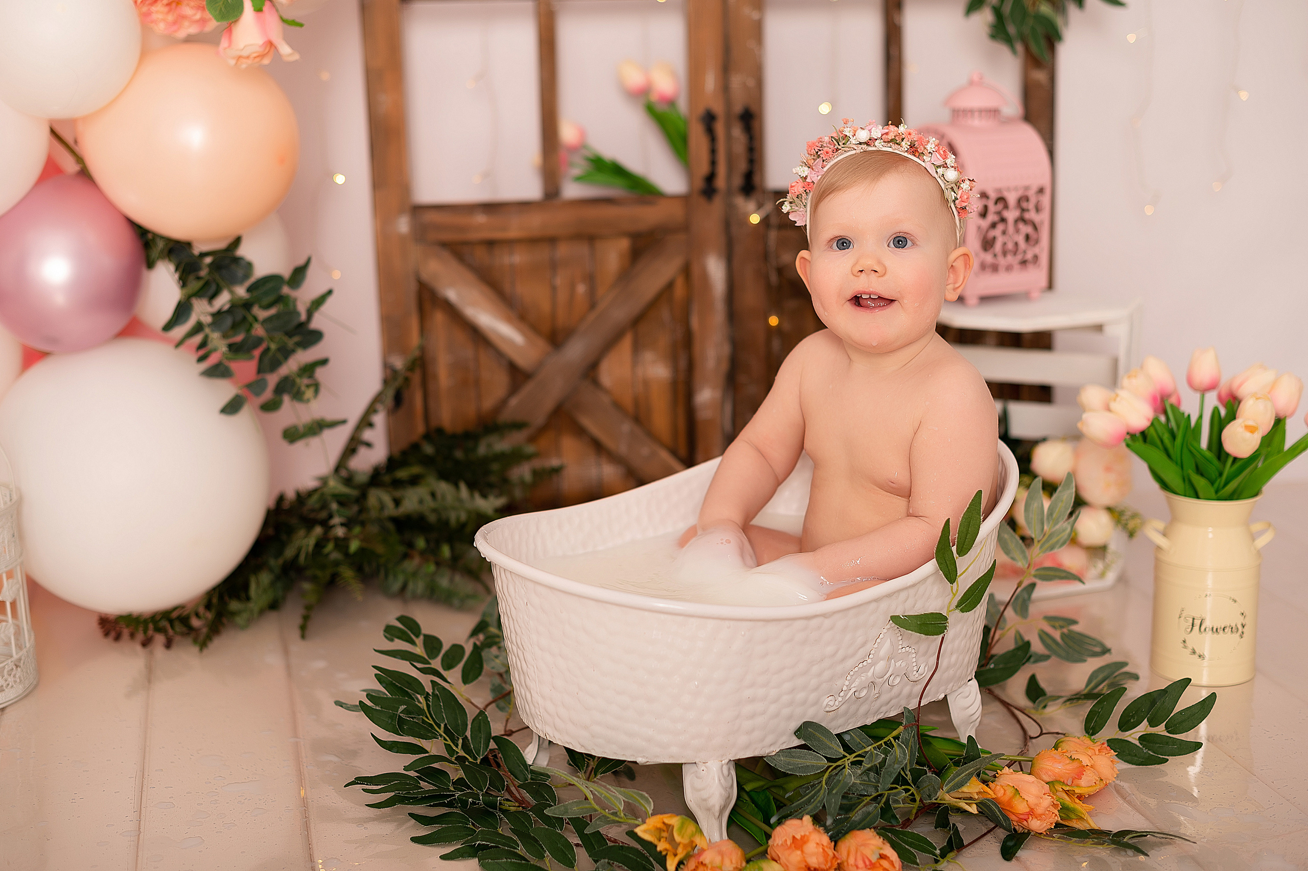 Первый годик Дашеньки. Детский и семейный фотограф в Красноярске. Фотосессии новорожденных малышей до 1 месяца