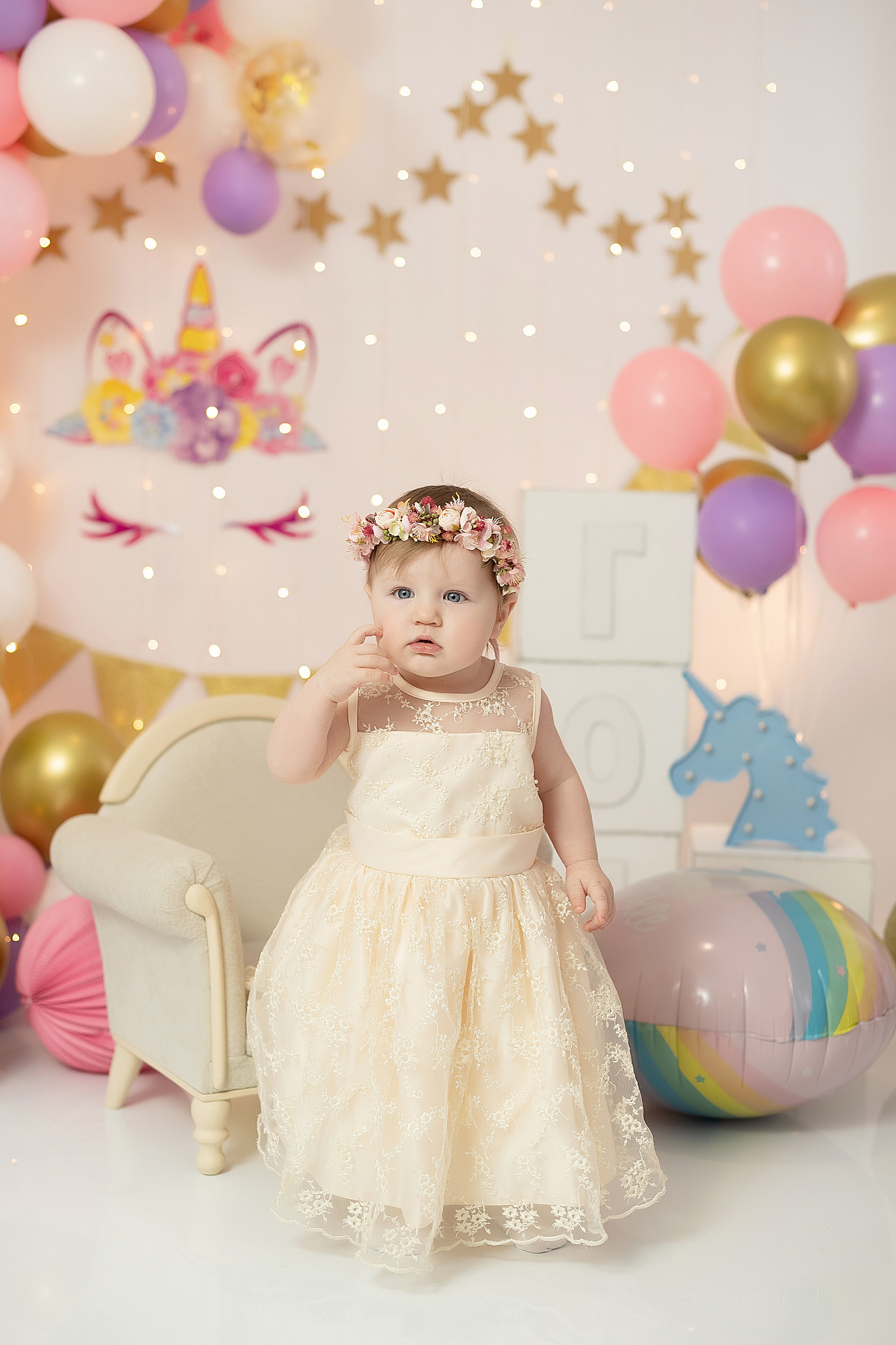 Первый годик Дианочке. Детский и семейный фотограф в Красноярске. Фотосессии новорожденных малышей до 1 месяца