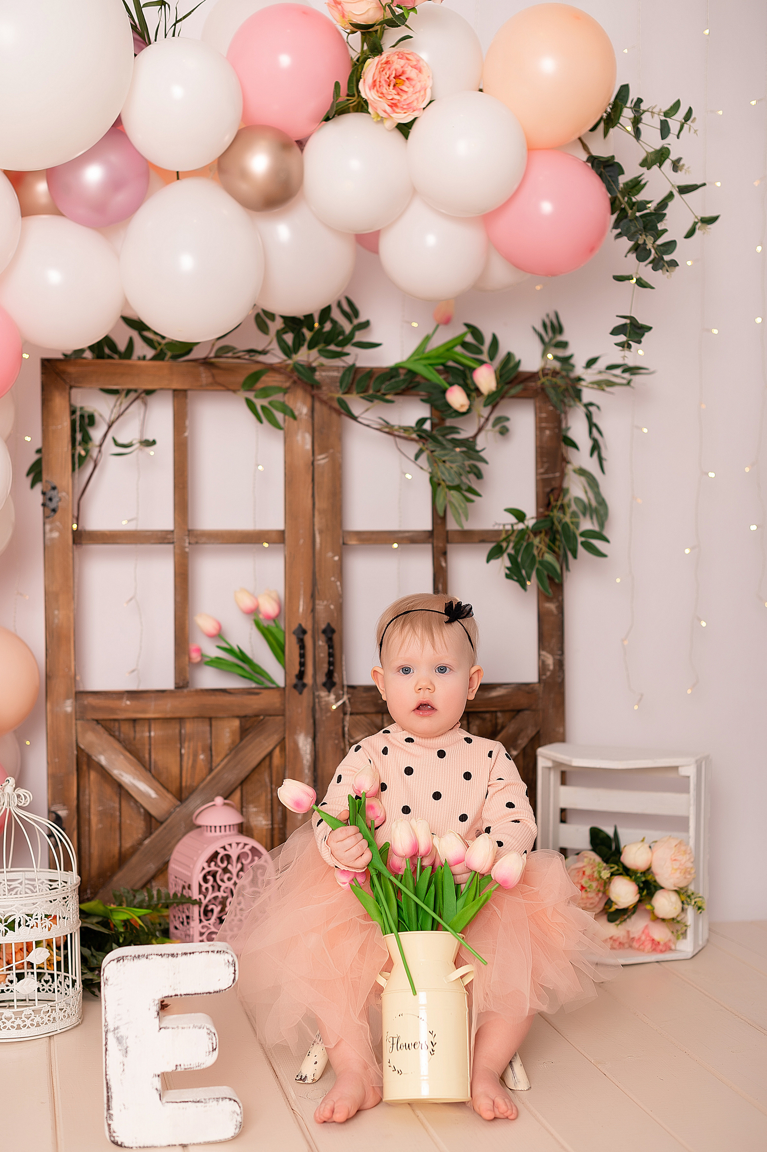 Первый годик Дашеньки. Детский и семейный фотограф в Красноярске. Фотосессии новорожденных малышей до 1 месяца