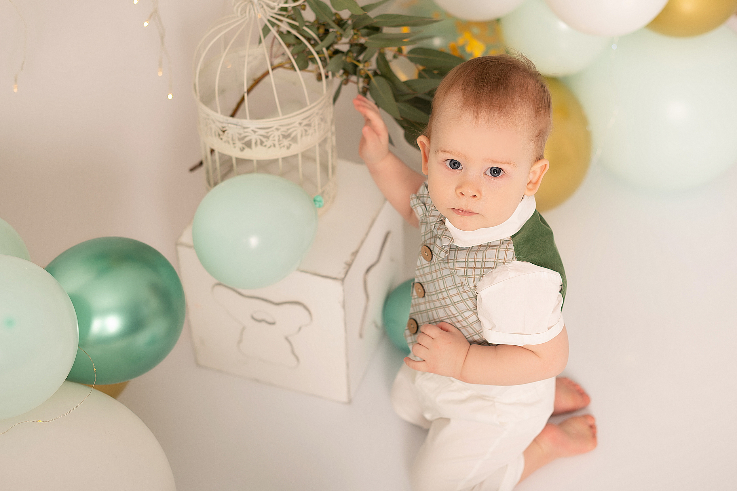 Первый годик Артёмке. Детский и семейный фотограф в Красноярске. Фотосессии новорожденных малышей до 1 месяца