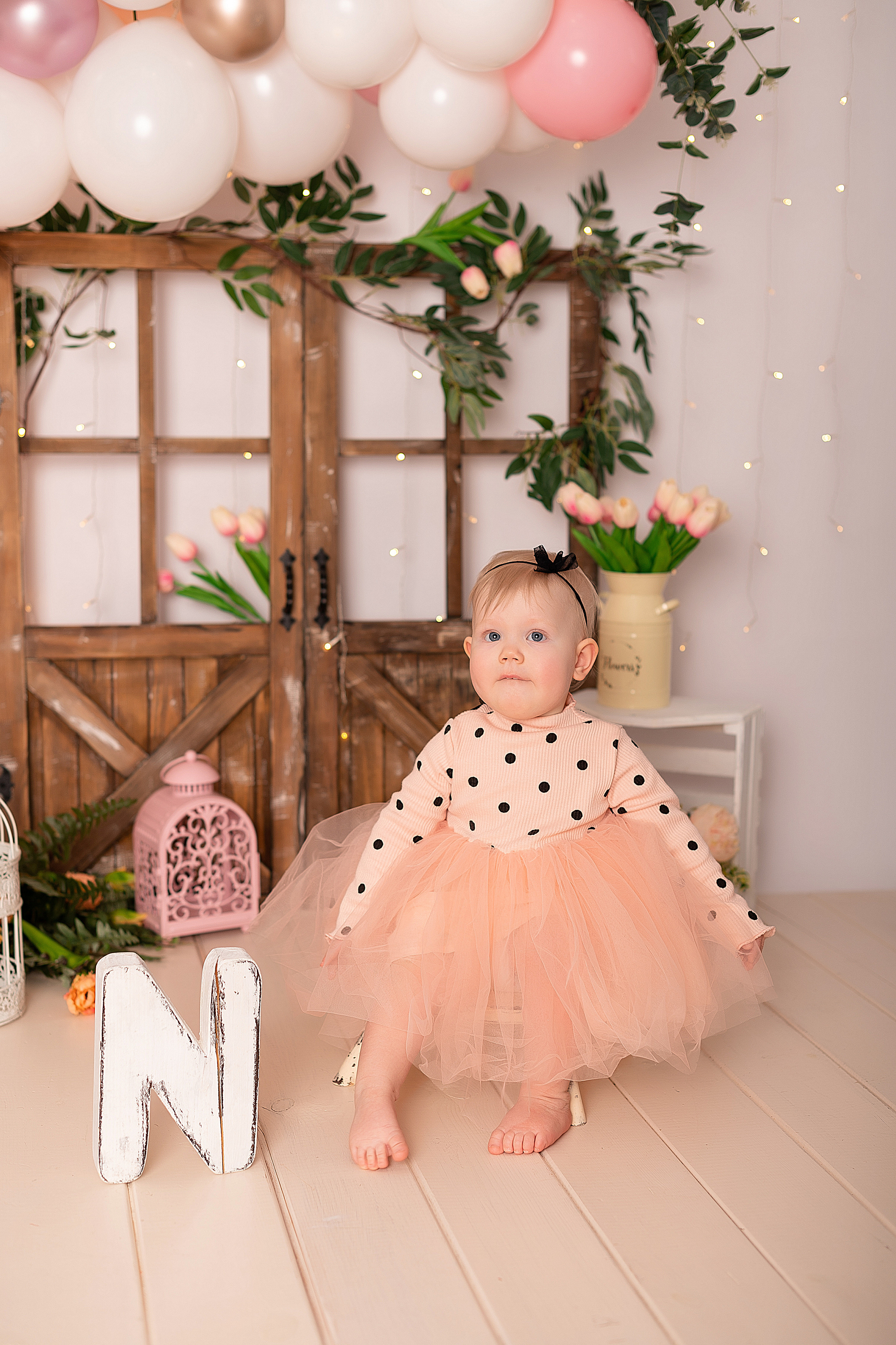 Первый годик Дашеньки. Детский и семейный фотограф в Красноярске. Фотосессии новорожденных малышей до 1 месяца