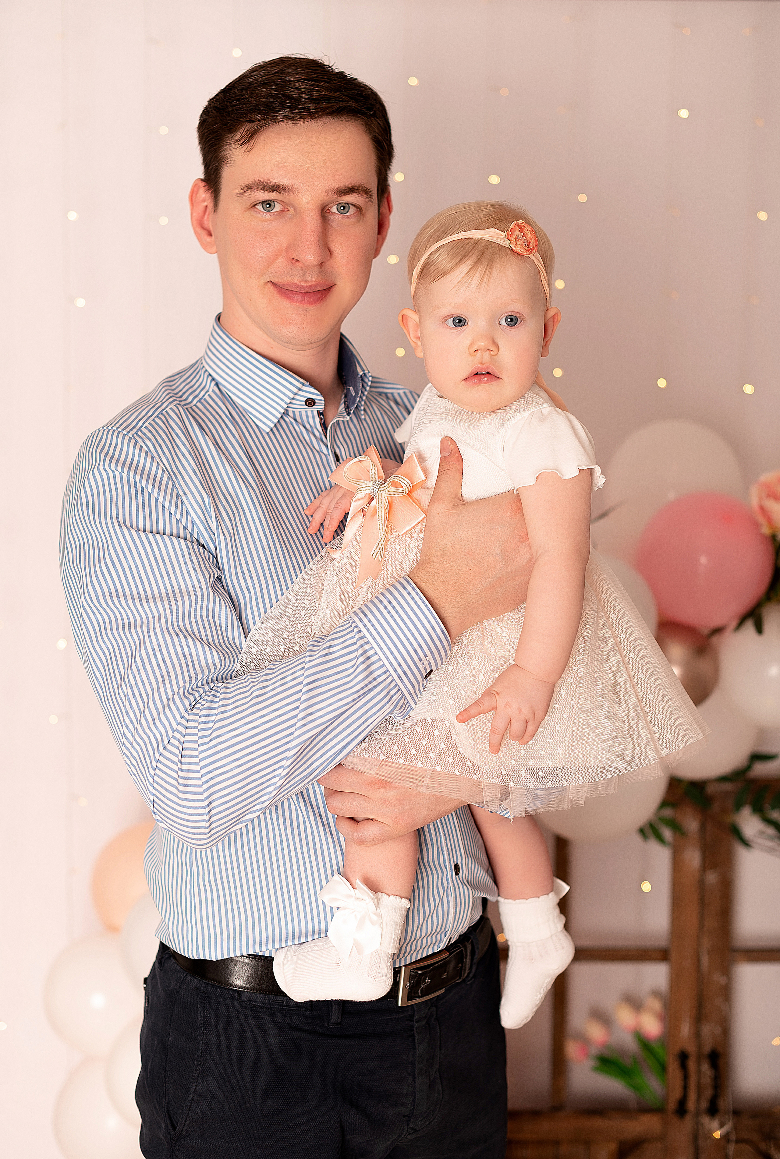 Первый годик Дашеньки. Детский и семейный фотограф в Красноярске. Фотосессии новорожденных малышей до 1 месяца