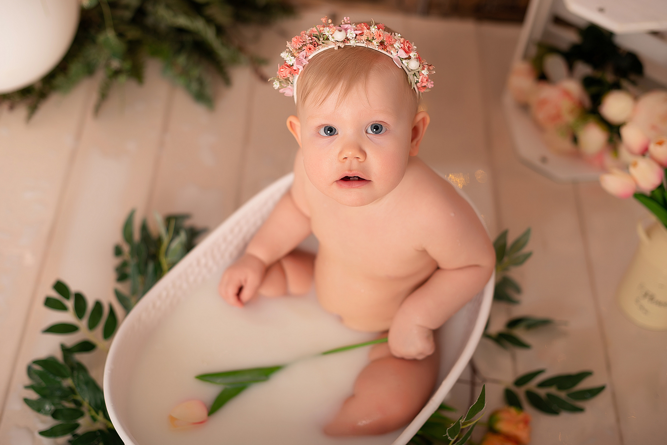 Первый годик Дашеньки. Детский и семейный фотограф в Красноярске. Фотосессии новорожденных малышей до 1 месяца