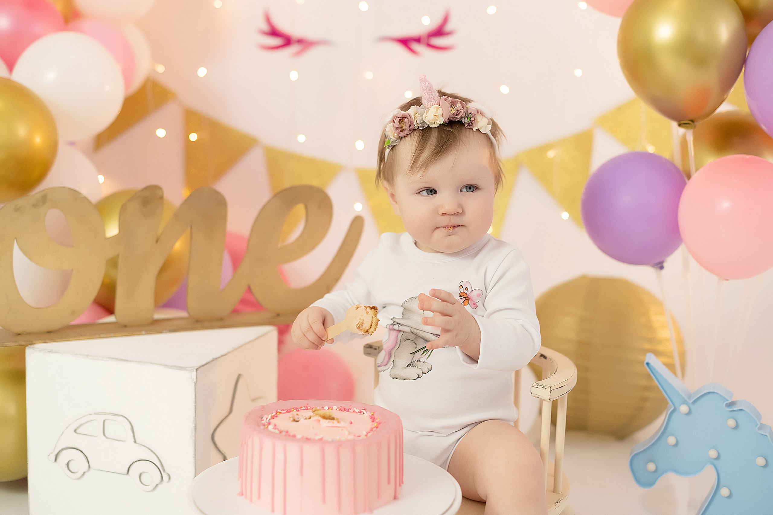 Первый годик Дианочке. Детский и семейный фотограф в Красноярске. Фотосессии новорожденных малышей до 1 месяца