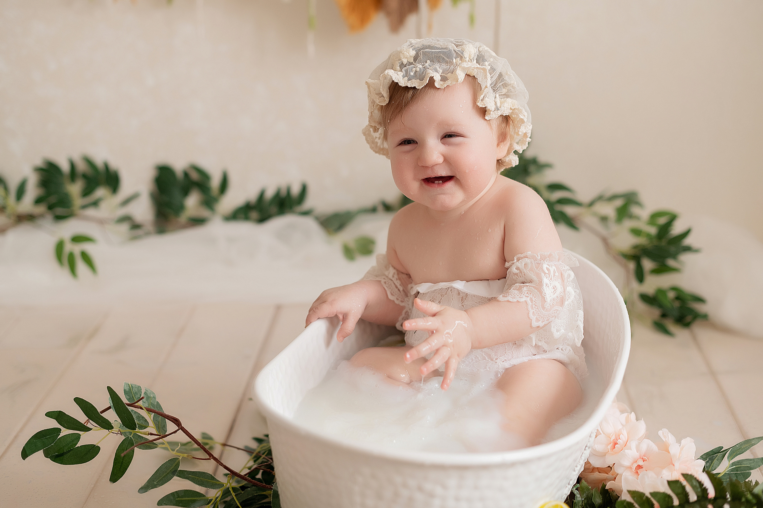 Первый годик Дианочке. Детский и семейный фотограф в Красноярске. Фотосессии новорожденных малышей до 1 месяца