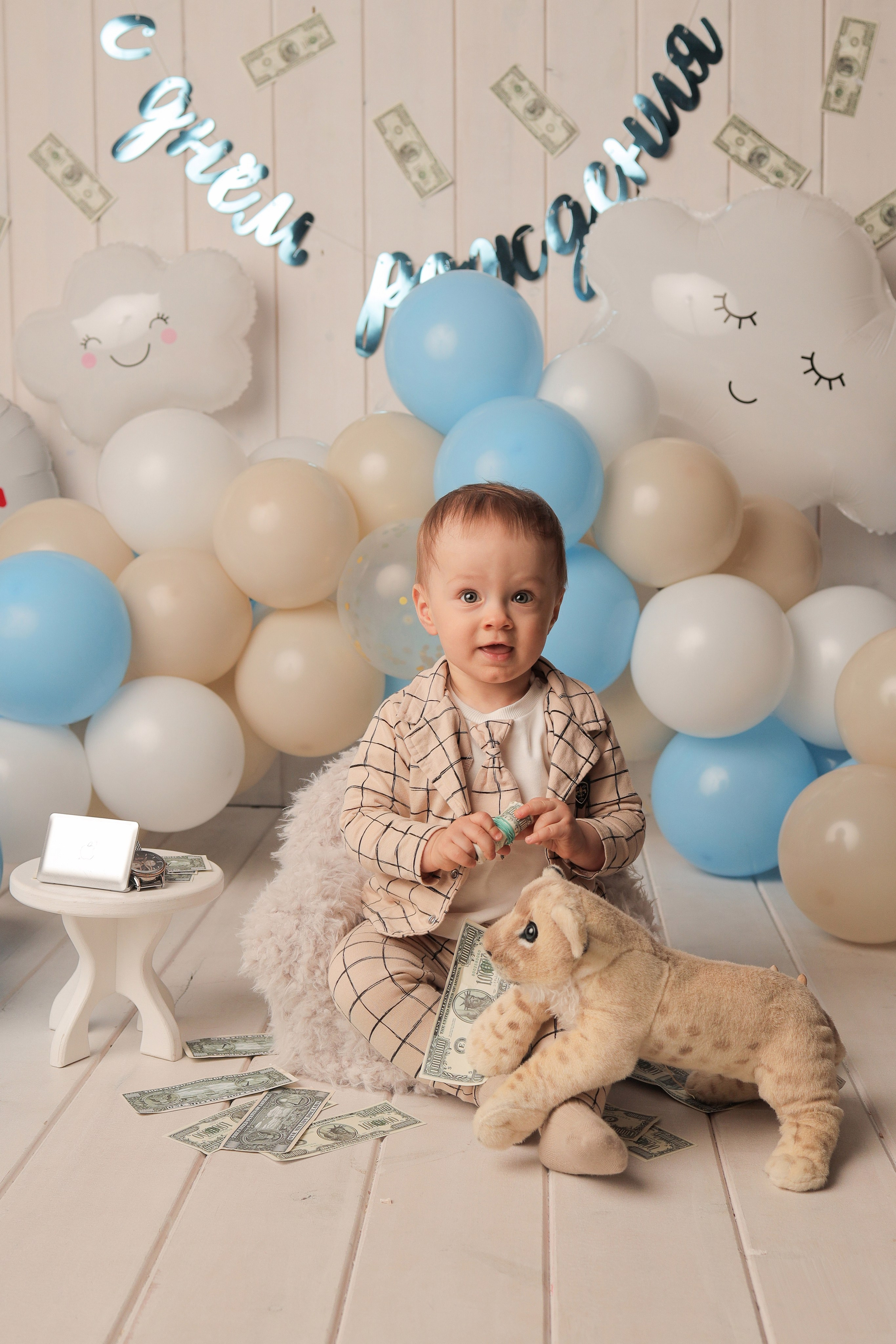 Данил, 1 годик. Фотограф новорожденных в Новокузнецке Анна Горошникова