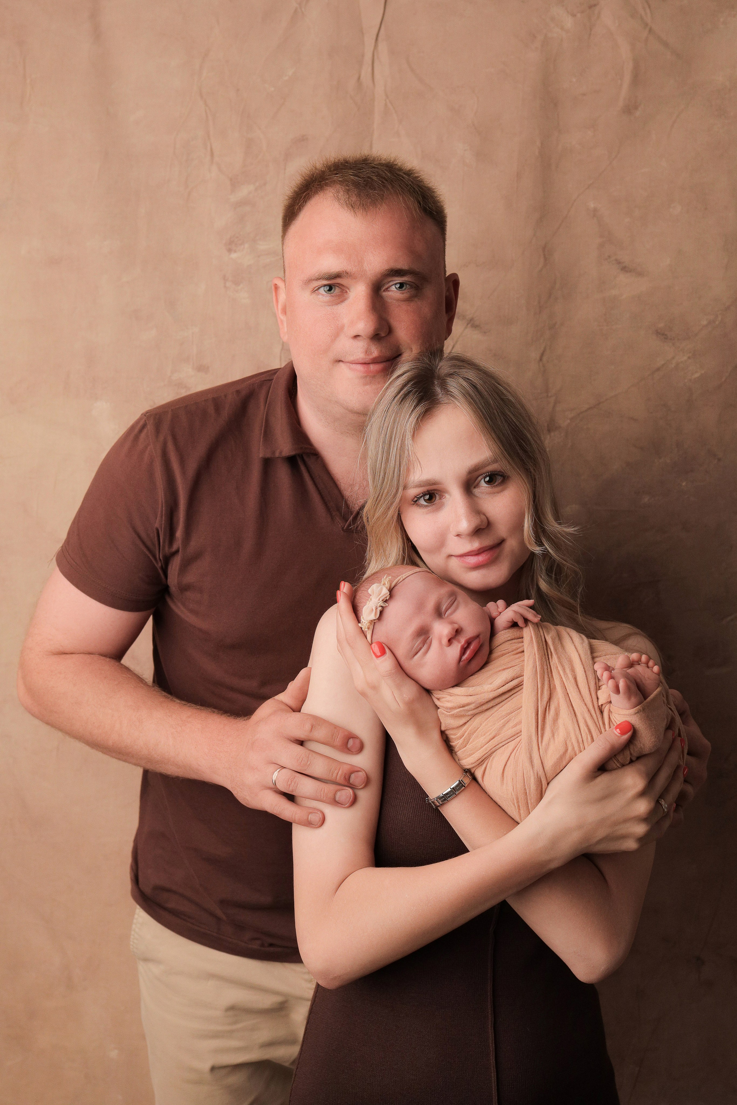 Машенька, 3 недели. Фотограф новорожденных в Новокузнецке Анна Горошникова