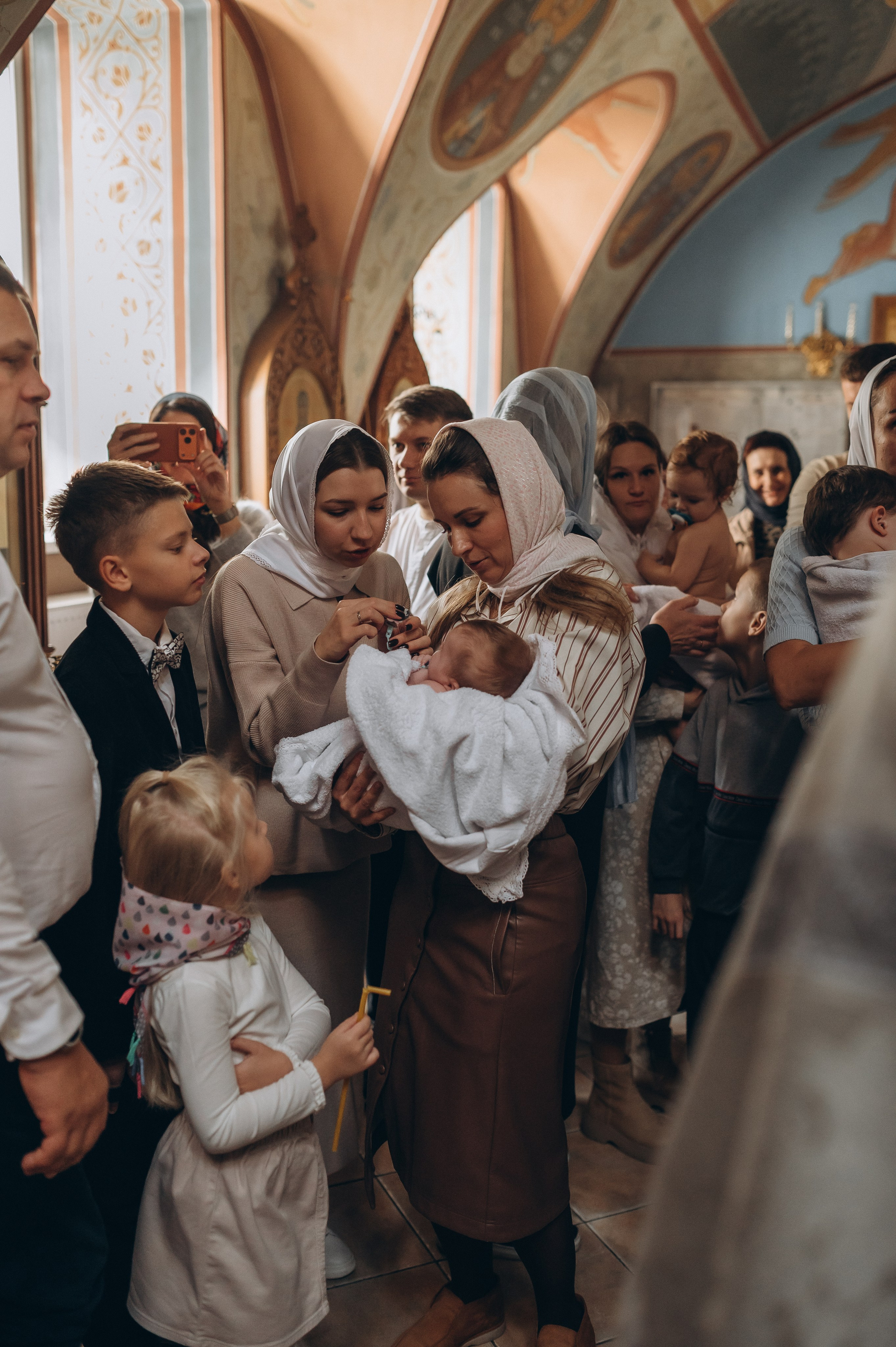 Крещение Вероники. Семейный фотограф Карпова Анна