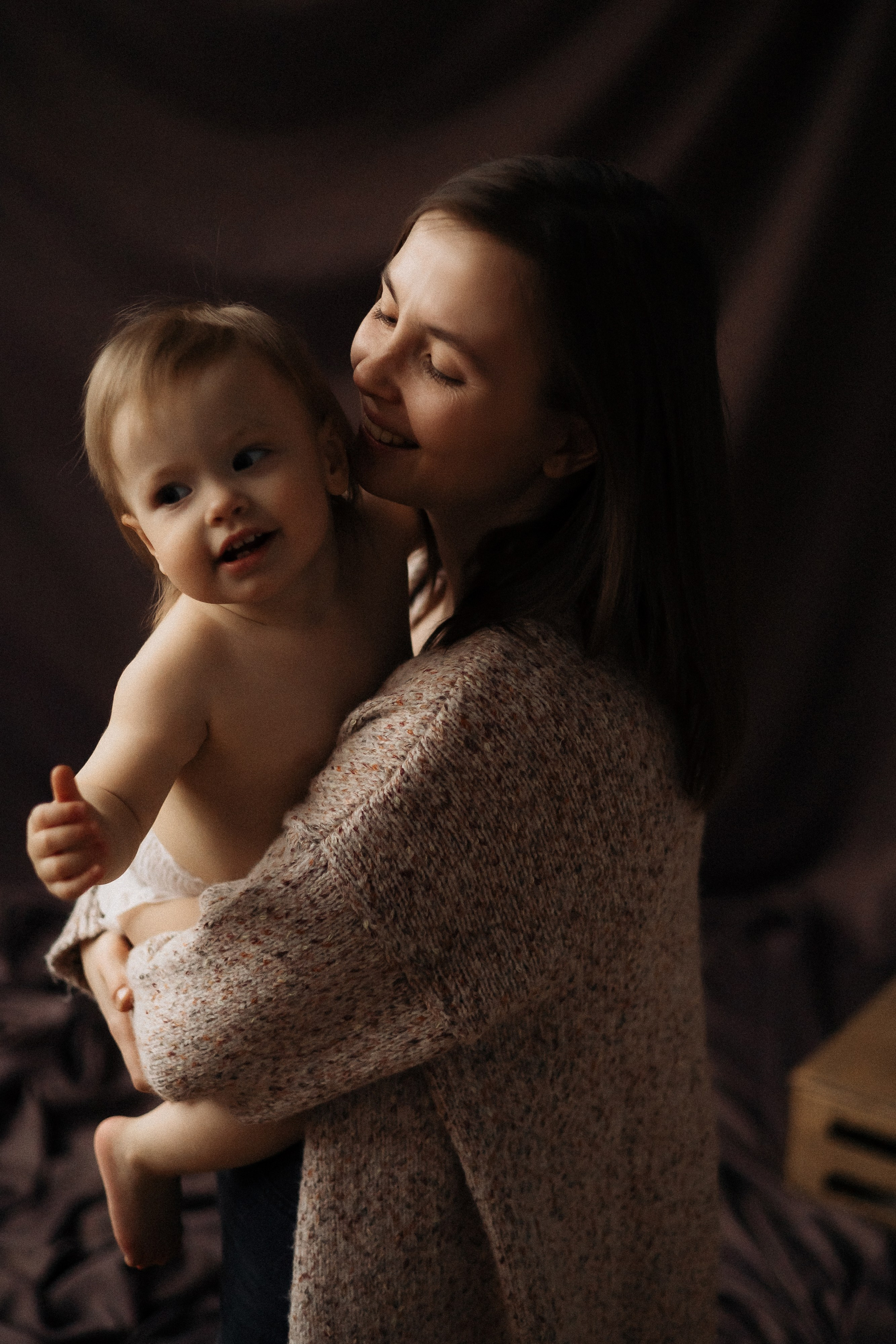 Сабина с мамой и папой