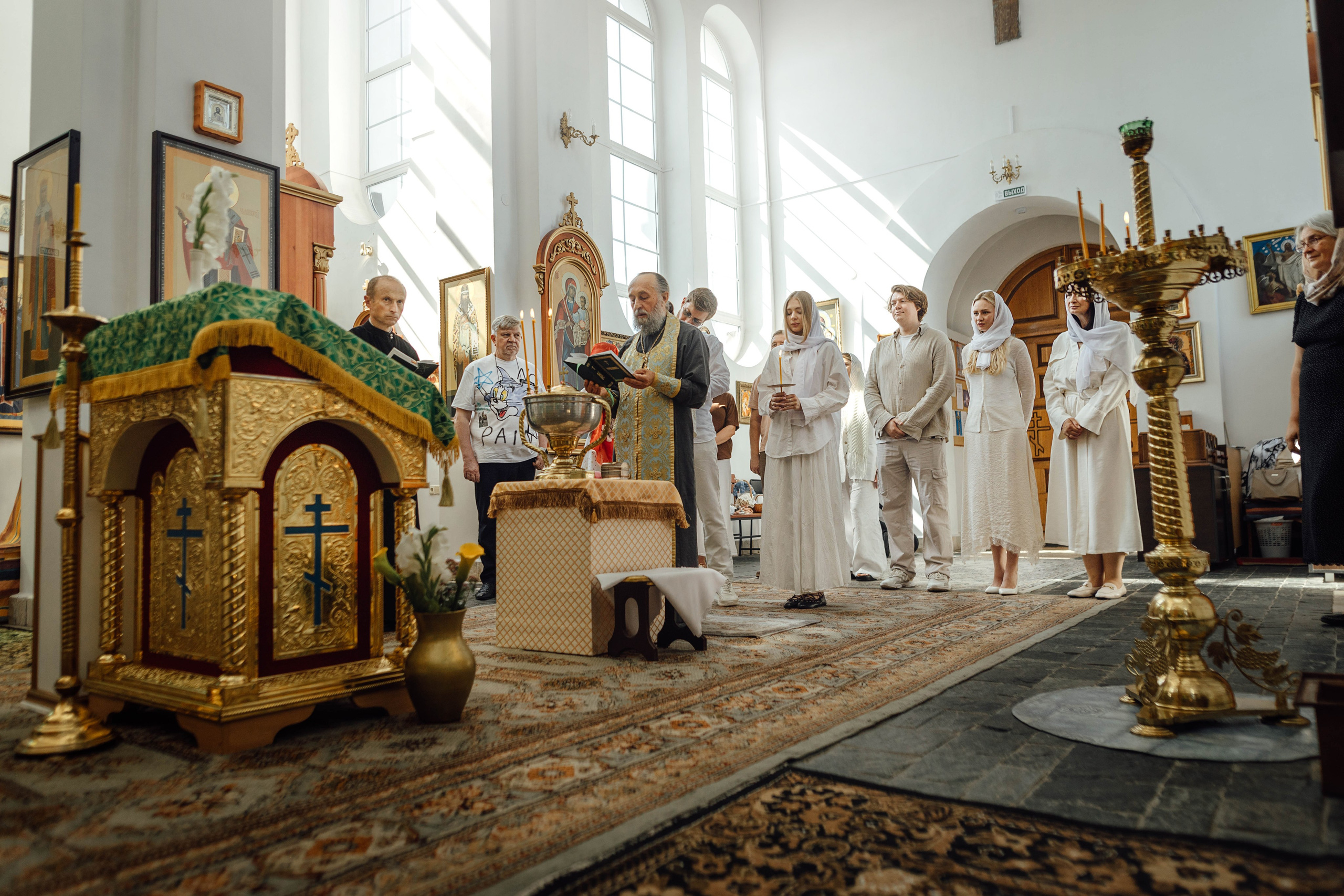 Крещение Мишель, гп. Ивенец, храм Ефросинии Полоцкой, август 2025