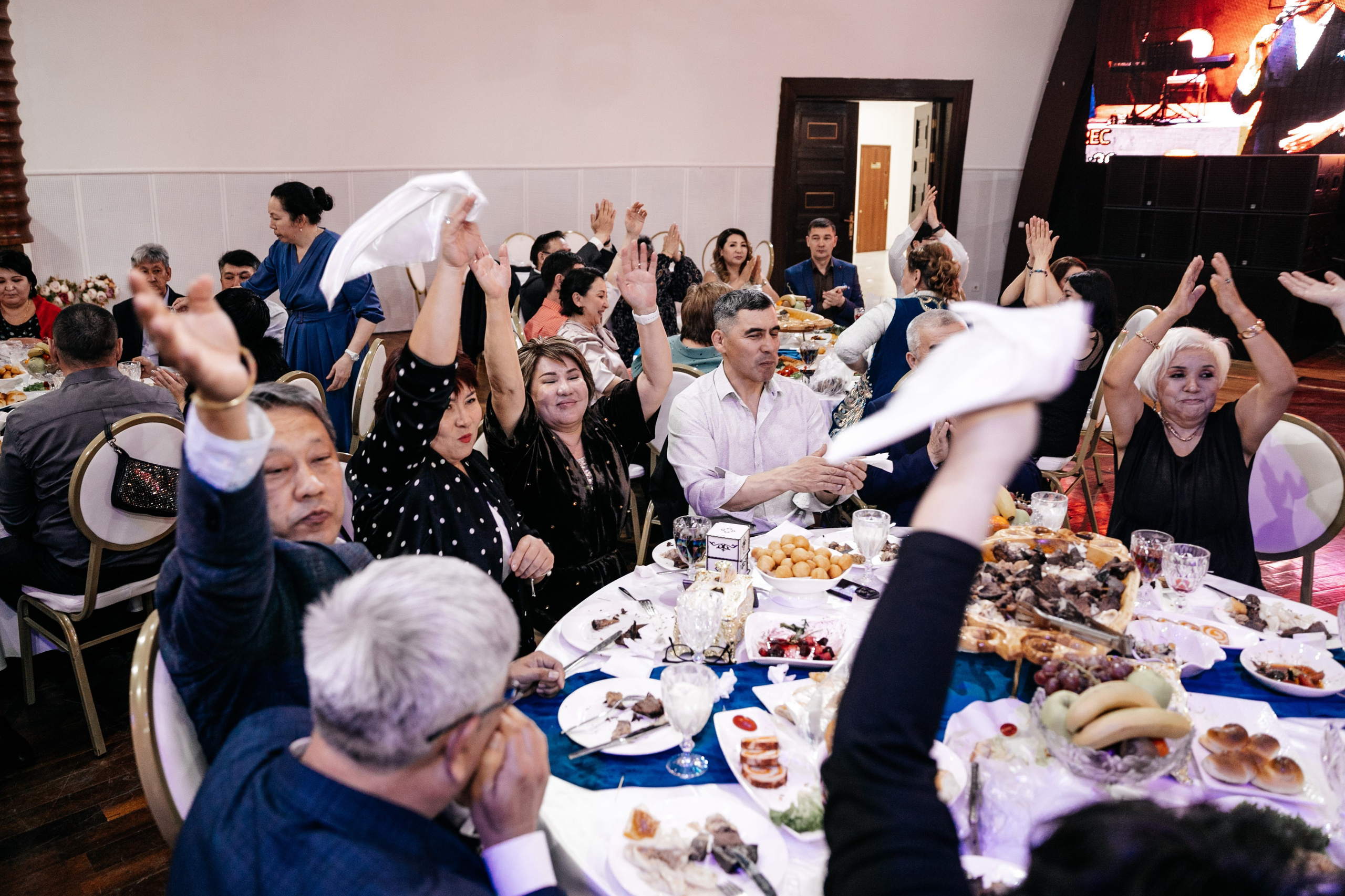 Свадебный банкет Абылайхан и Меруерт. Akkanatart.kz