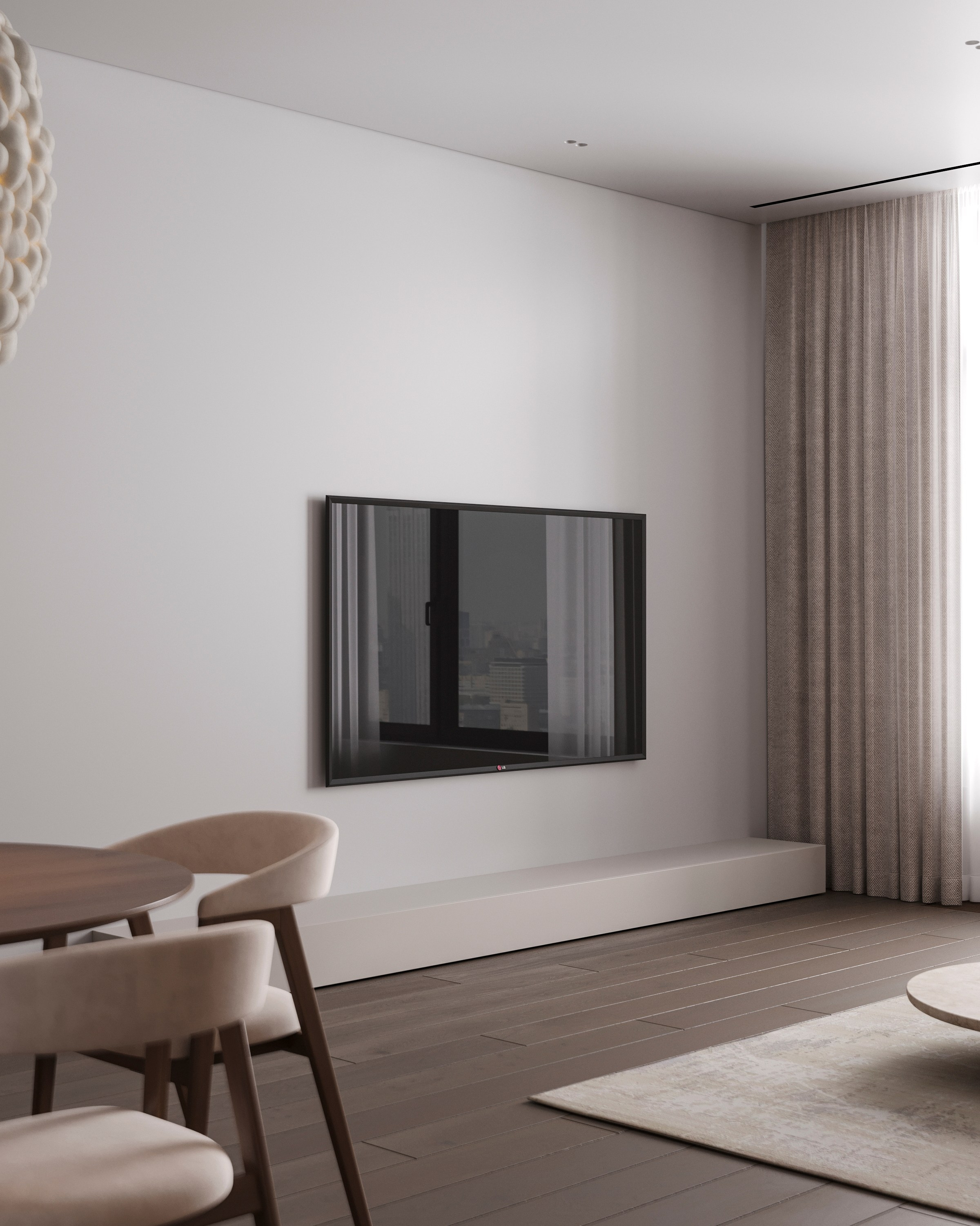 CLOUD MINIMAL | DESIGNER ANNE KIREEVA. Interior Visualization by Valerie Stetyukevich