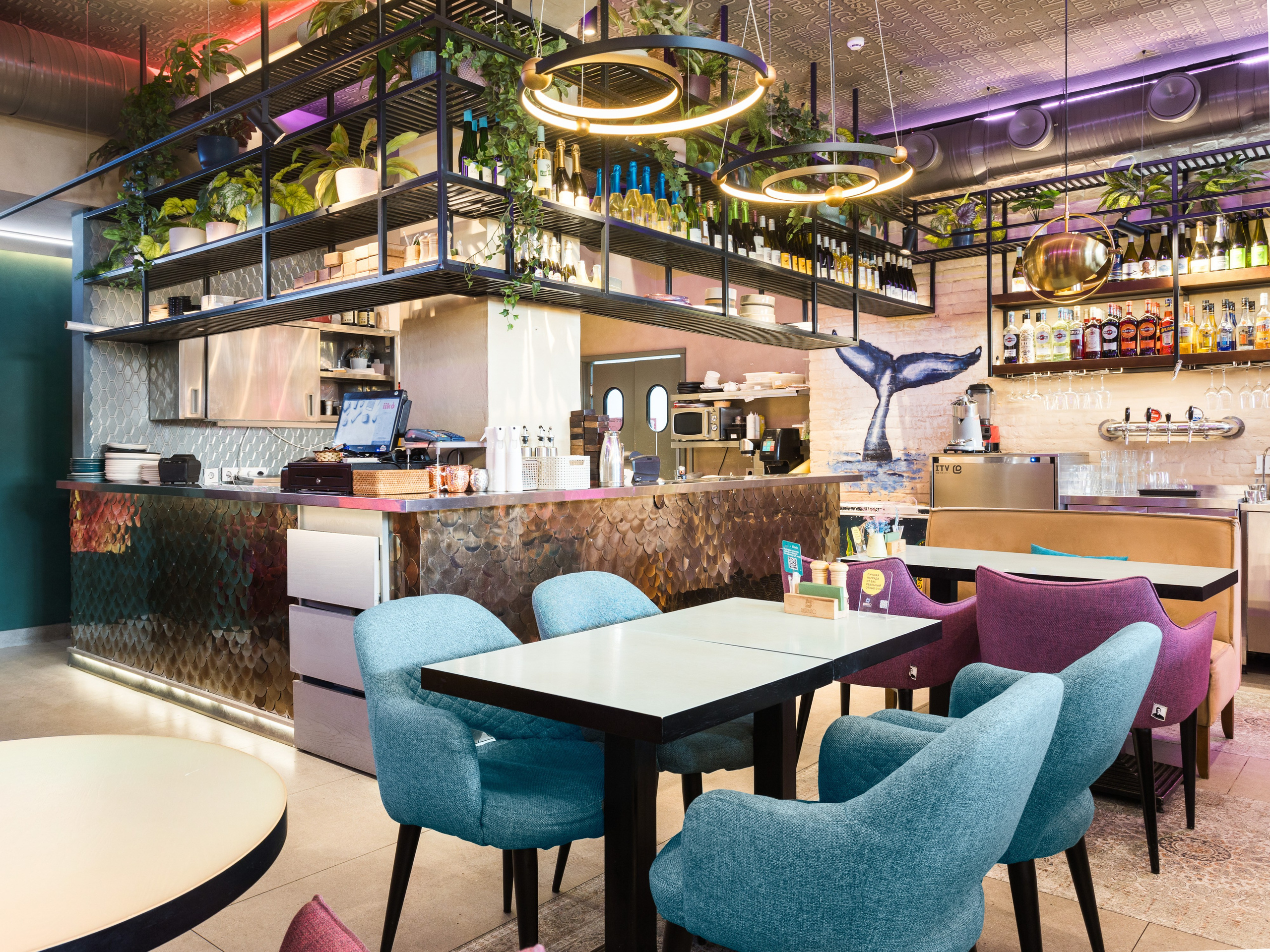 Ресторан NEMO. Интерьерный фотограф в Новосибирске