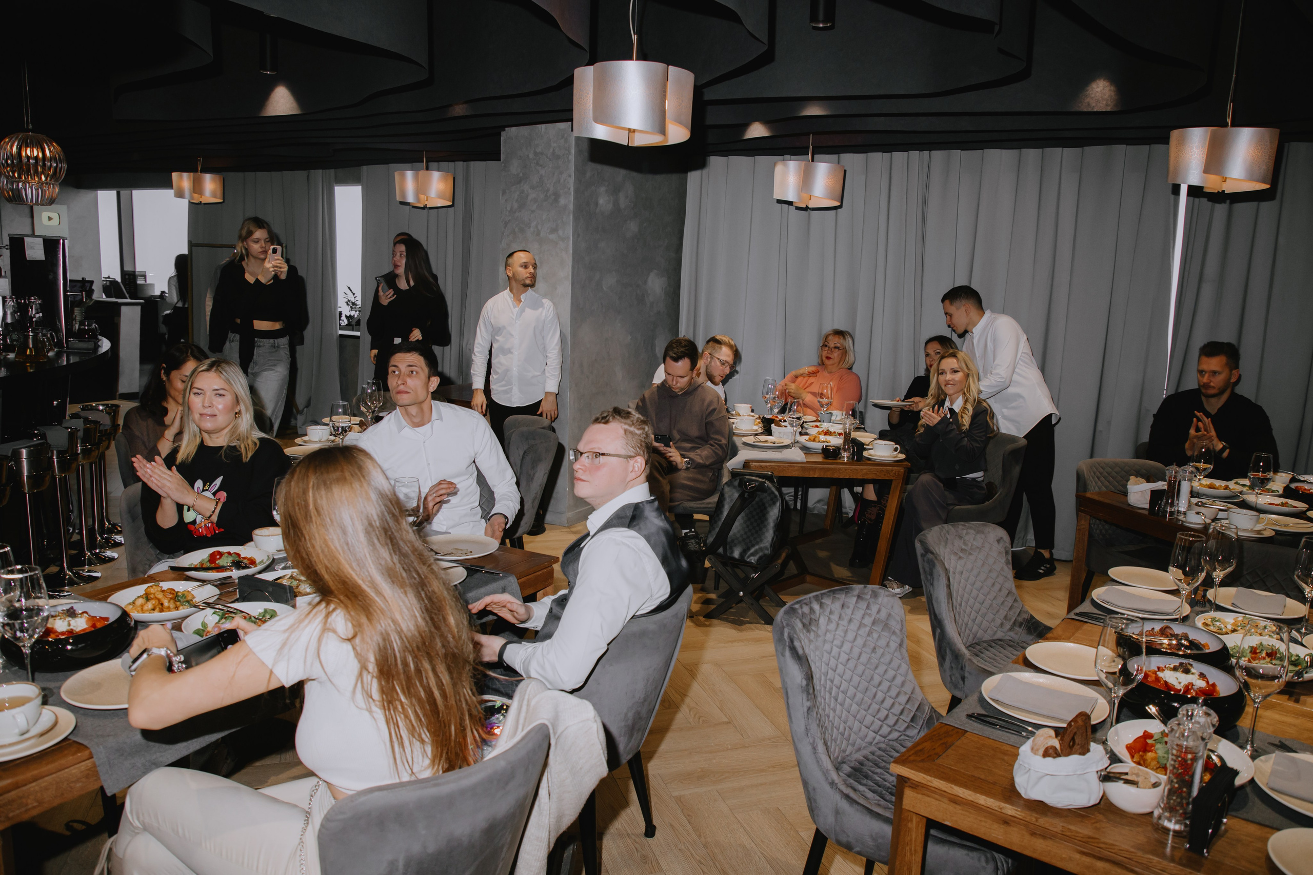 Бизнес завтрак на 89 этаже. Фотограф в Москве и Санкт-Петербурге Дарина