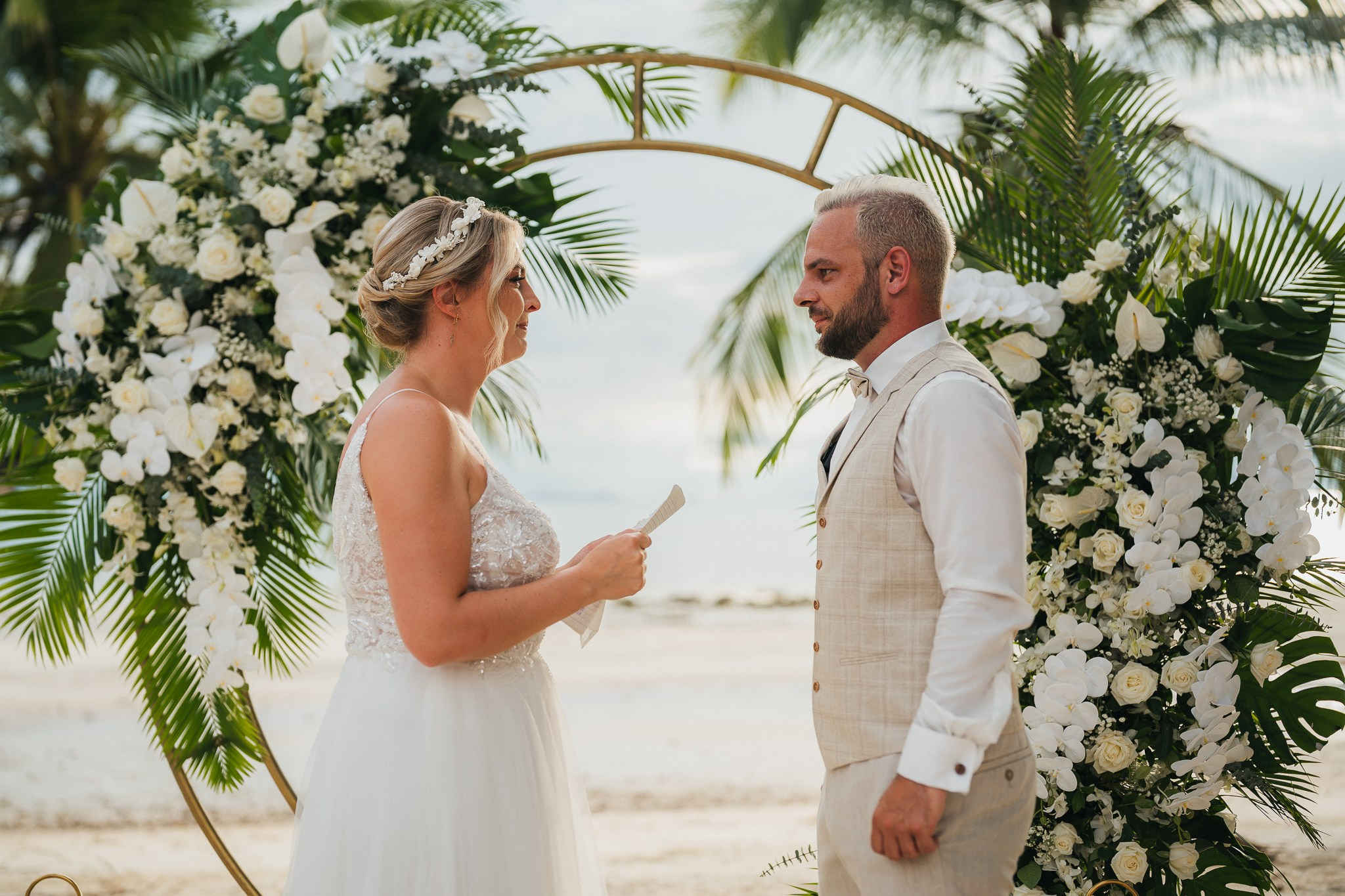 Tanja and Jean Pierre 17.04.2025. Mariage à Koh Samui, en Thaïlande. Whatsapp: +66 94 3 650 301