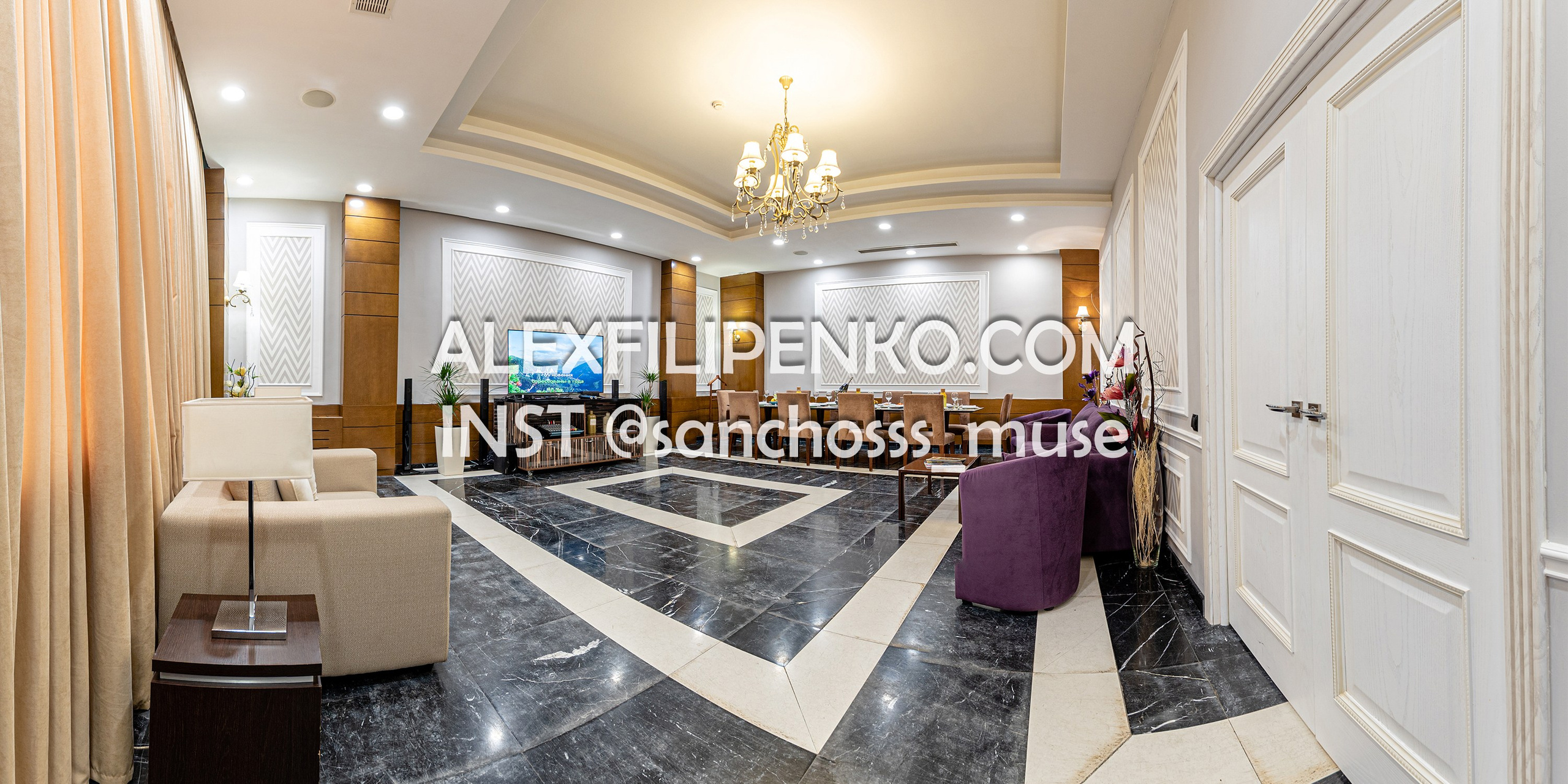 VIP зал Comfort Hotel Astana. Фотограф интерьера недвижимости и архитектуры в Астане